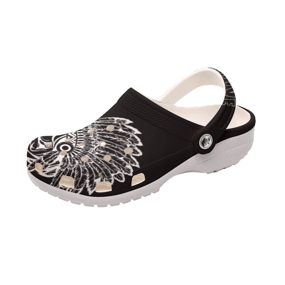 Merchidea Native American Chief Crocs For Kid and Adult