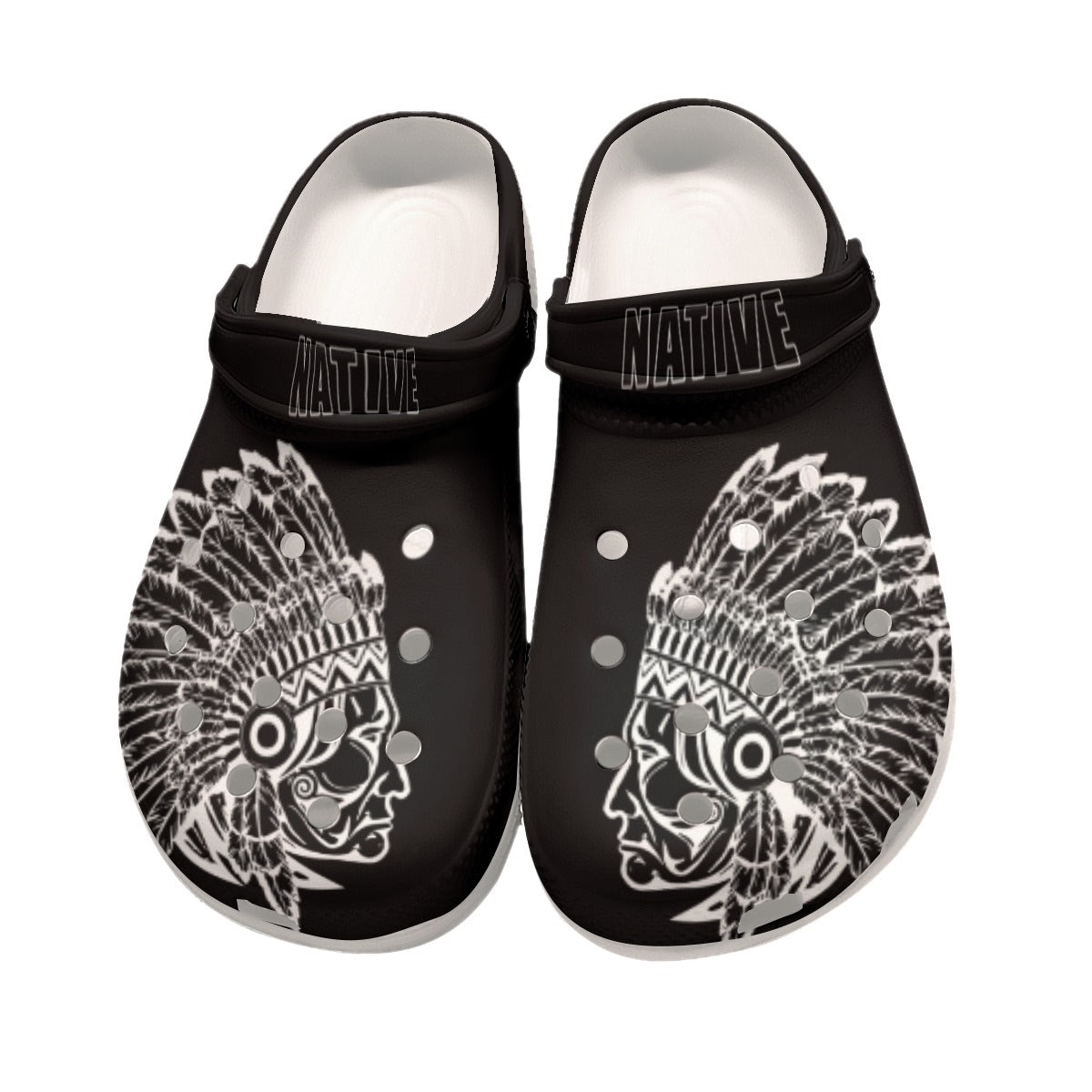 Merchidea Native American Chief Crocs For Kid and Adult
