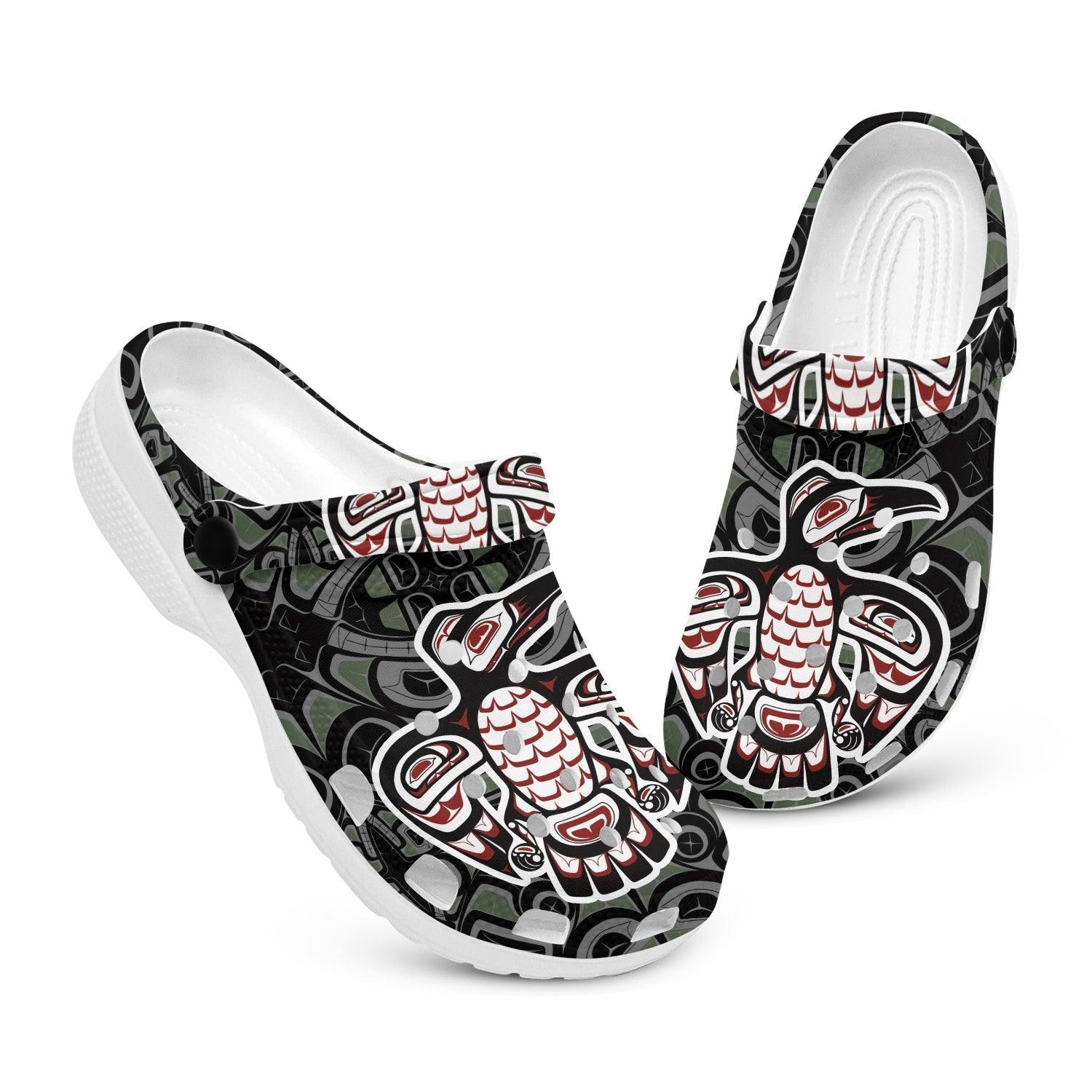 Merchidea Native American Crocs Clog Shoes For Kid and Adult