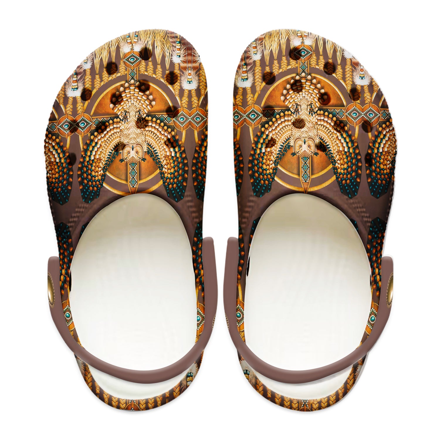 Merchidea Native American Crocs Clog Shoes For Kid and Adult