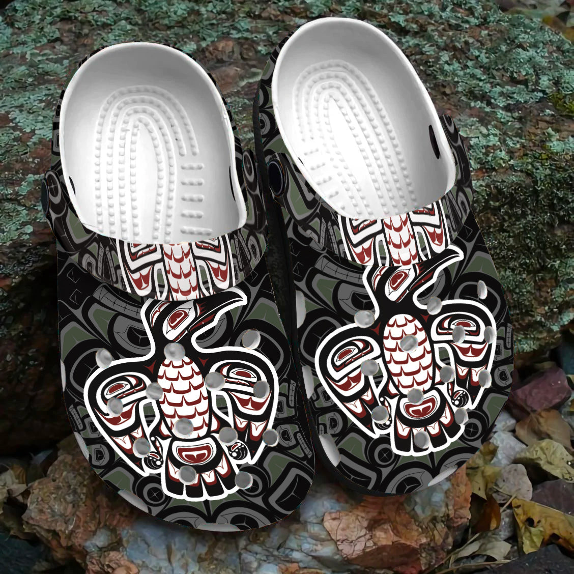 Merchidea Native American Crocs Clog Shoes For Kid and Adult