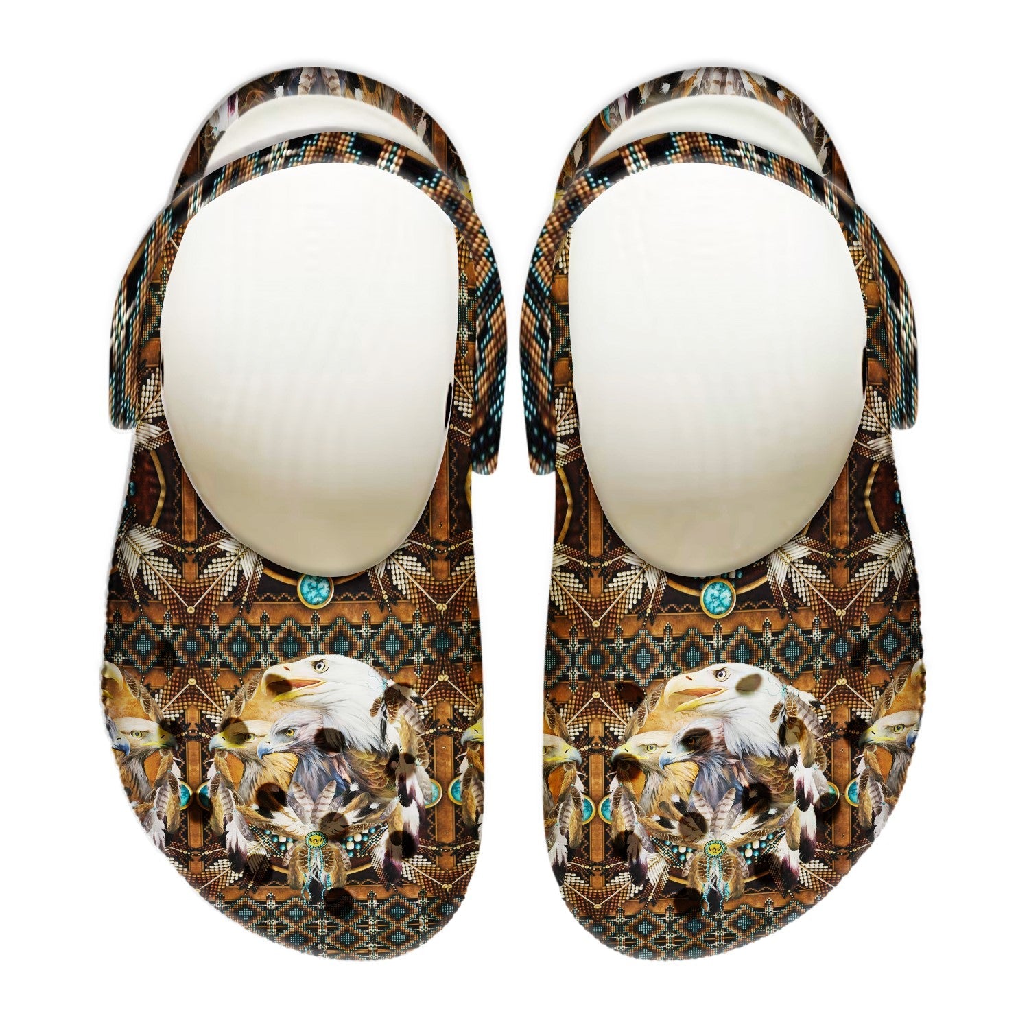 Merchidea Native American Crocs Clog Shoes For Kid and Adult