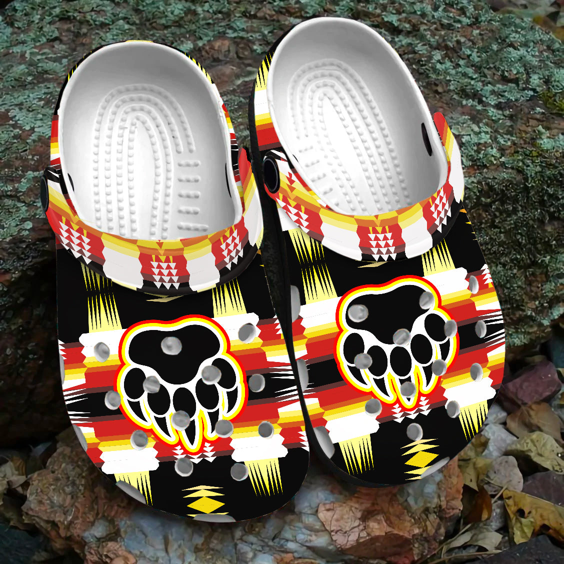 Merchidea Native American Crocs Crocband Clogs Shoes Comfortable For Men Women and Kids