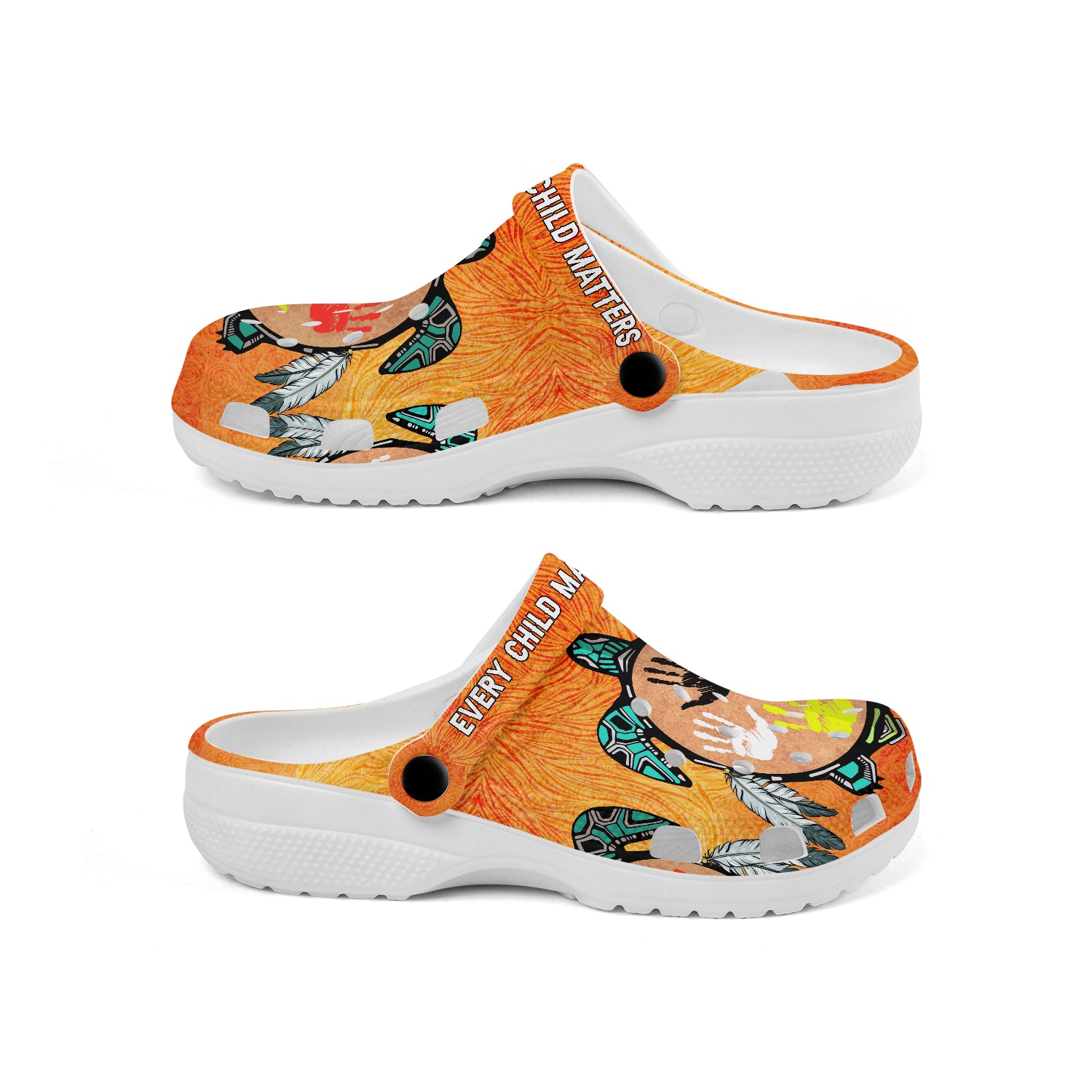 Merchidea Native American Crocs Crocband Clogs Shoes Comfortable For Men Women and Kids