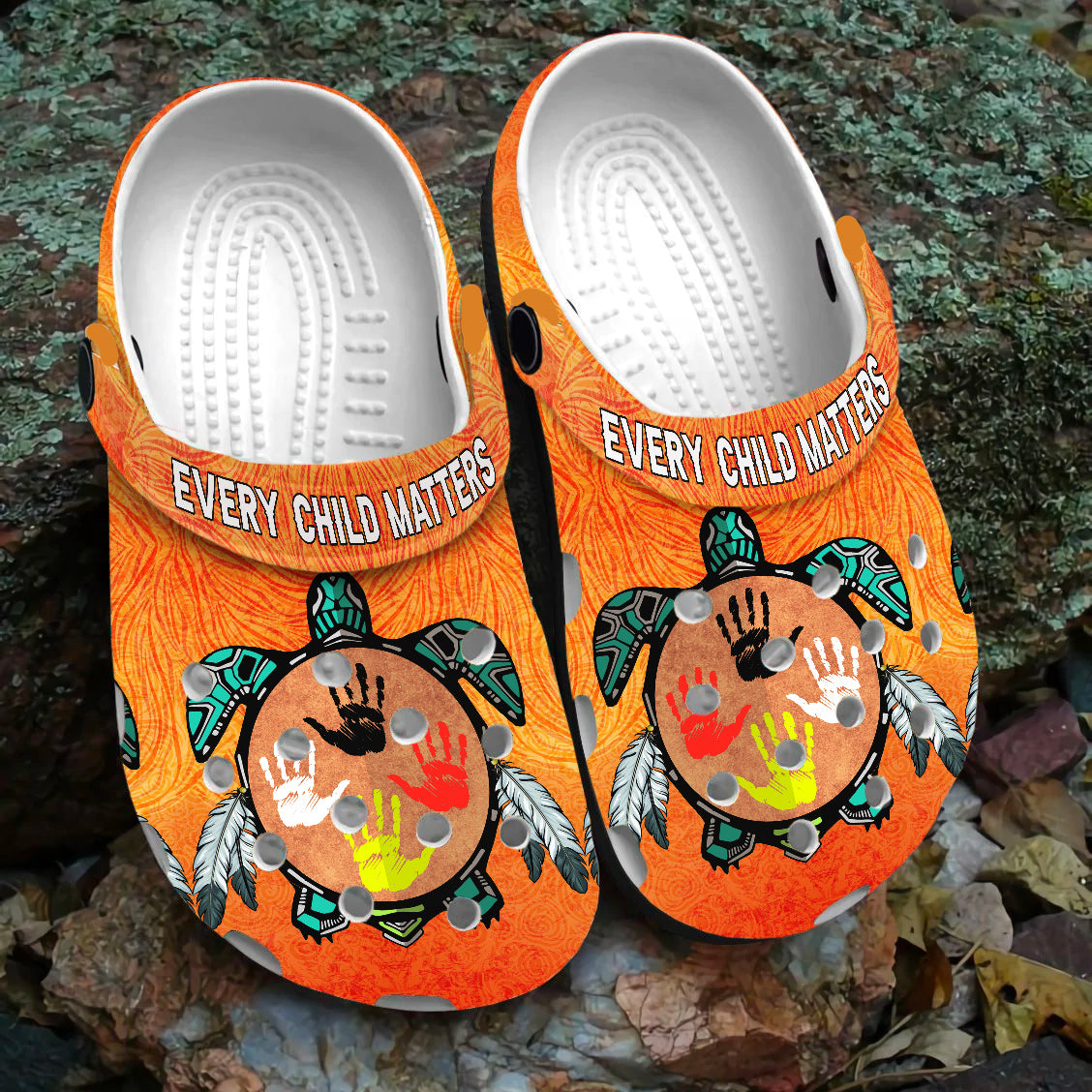 Merchidea Native American Crocs Crocband Clogs Shoes Comfortable For Men Women and Kids