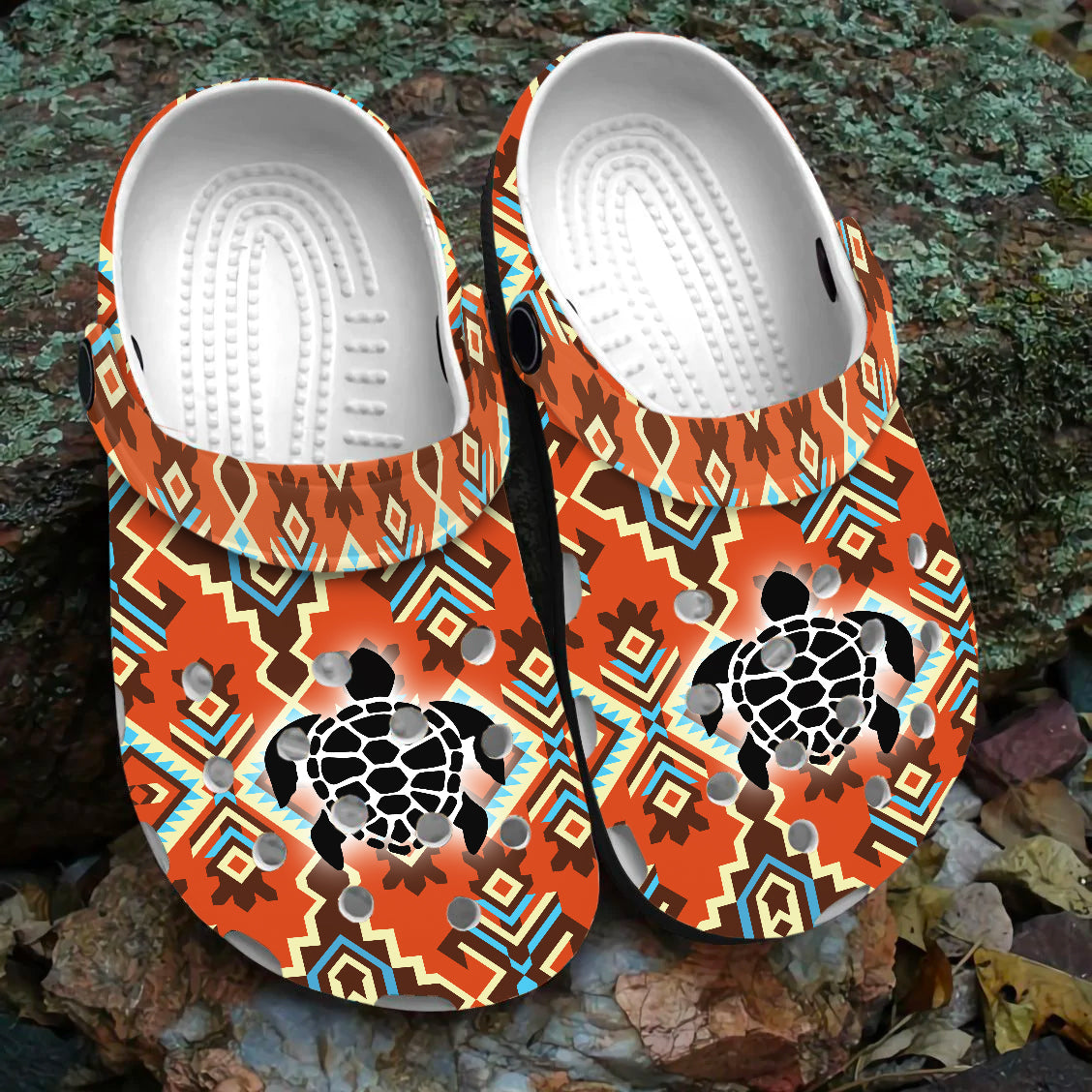 Merchidea Native American Crocs Crocband Clogs Shoes Comfortable For Men Women and Kids
