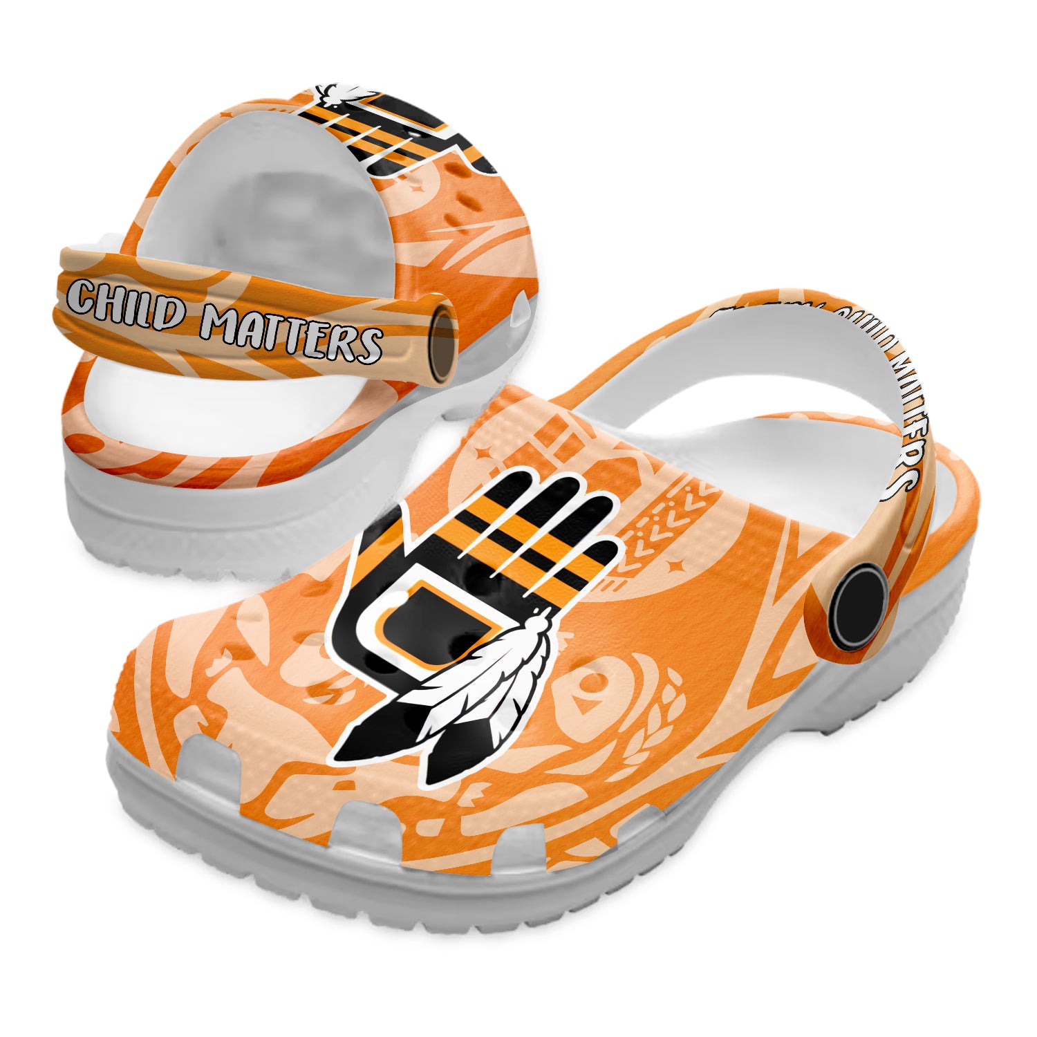 Merchidea Native American Crocs Crocband Clogs Shoes Comfortable For Men Women and Kids