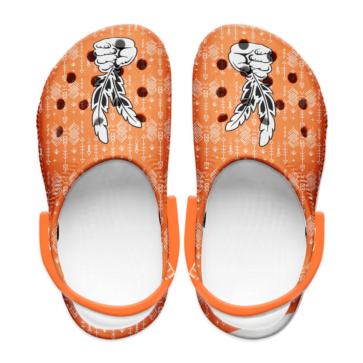 Merchidea Native American Crocs Crocband Clogs Shoes Comfortable For Men Women and Kids