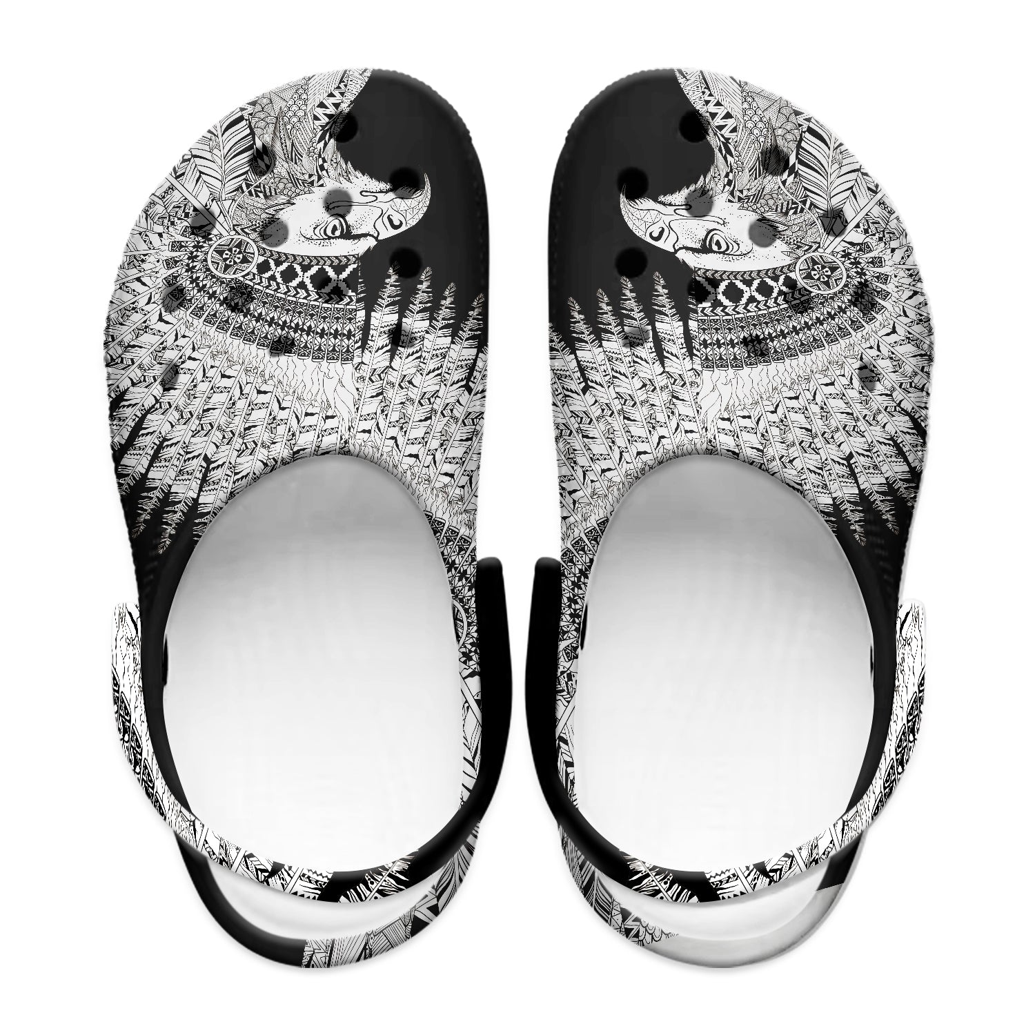 Merchidea Native American Crocs Crocband Clogs Shoes Comfortable For Men Women and Kids