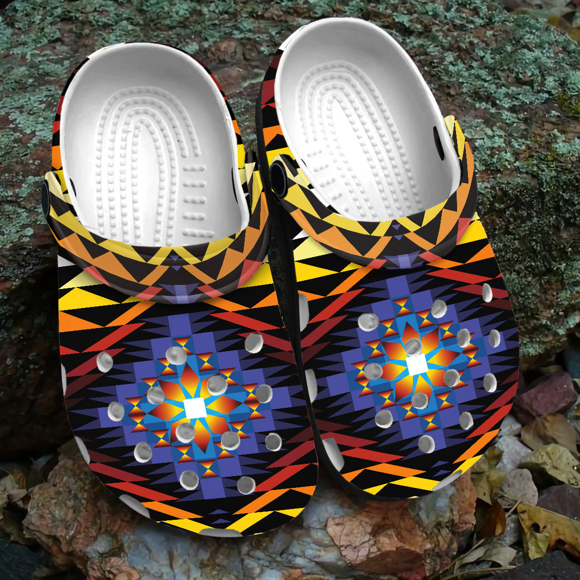 Merchidea Native American Crocs Crocband Clogs Shoes Comfortable For Men Women and Kids