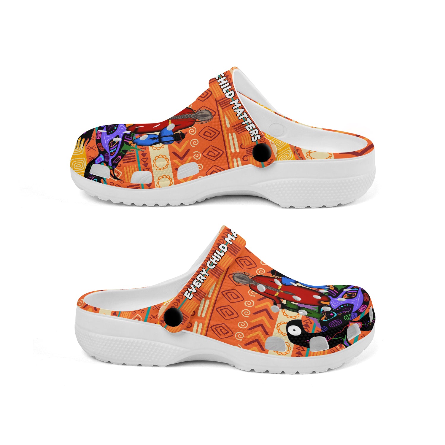 Merchidea Native American Crocs Crocband Clogs Shoes Comfortable For Men Women and Kids