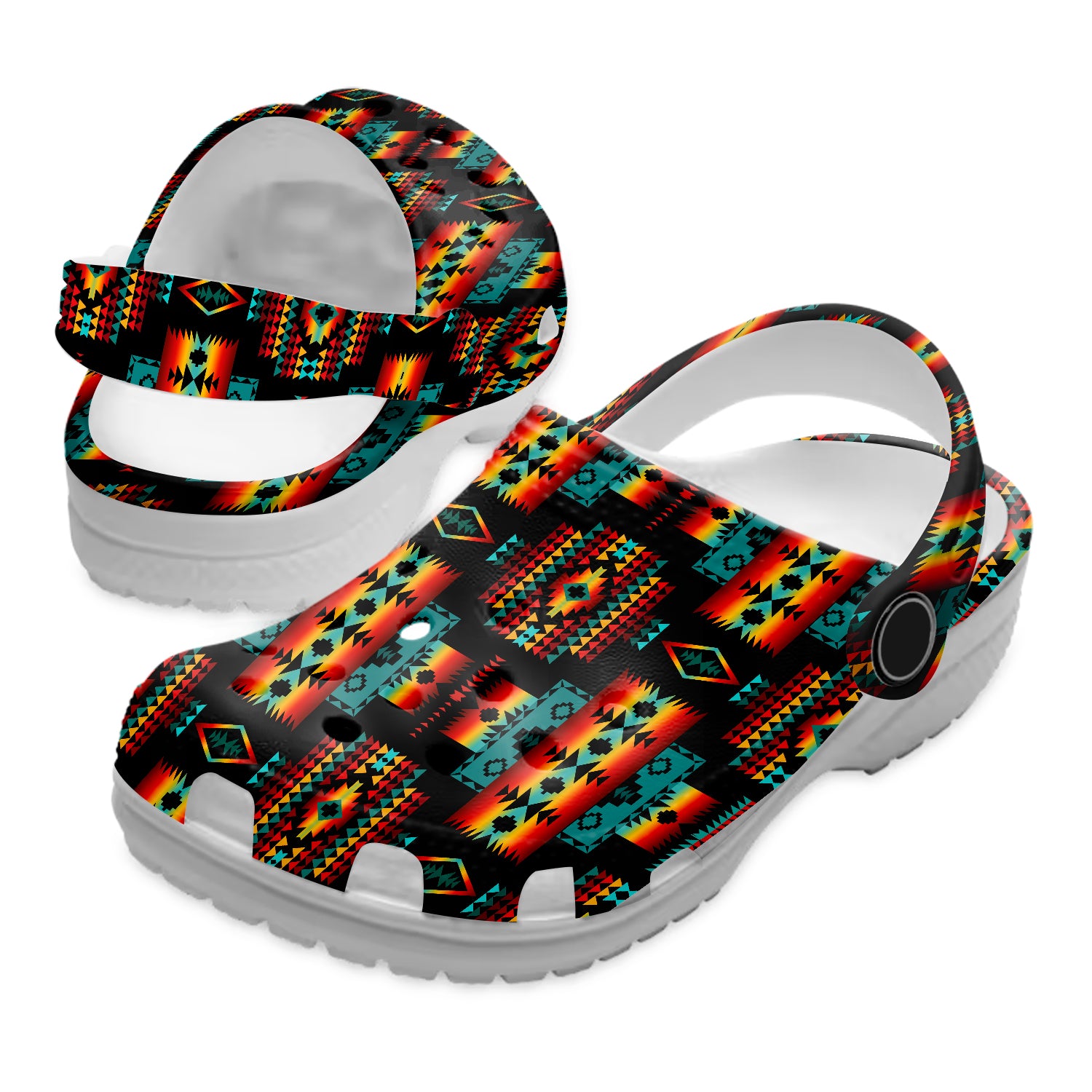 Merchidea Native American Crocs Crocband Clogs Shoes Comfortable For Men Women and Kids