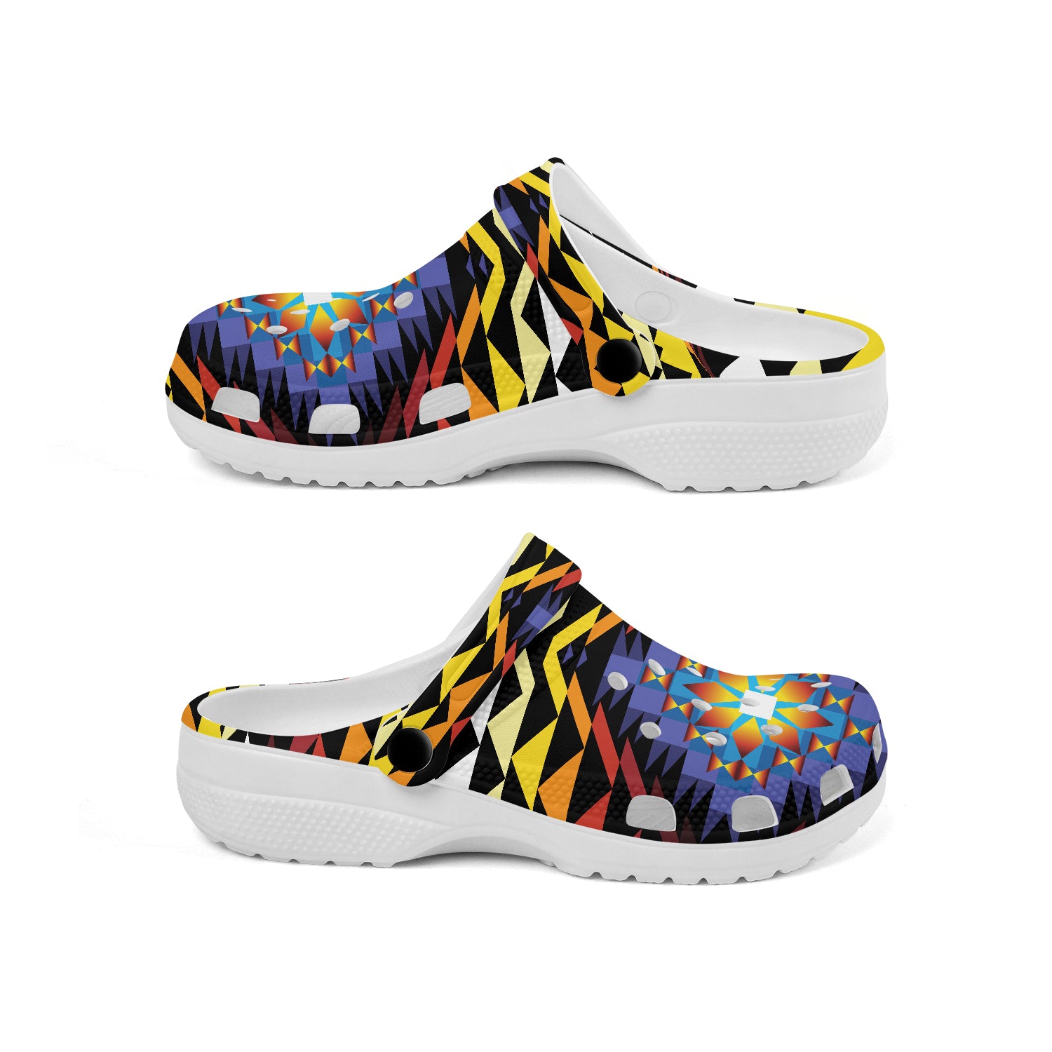 Merchidea Native American Crocs Crocband Clogs Shoes Comfortable For Men Women and Kids