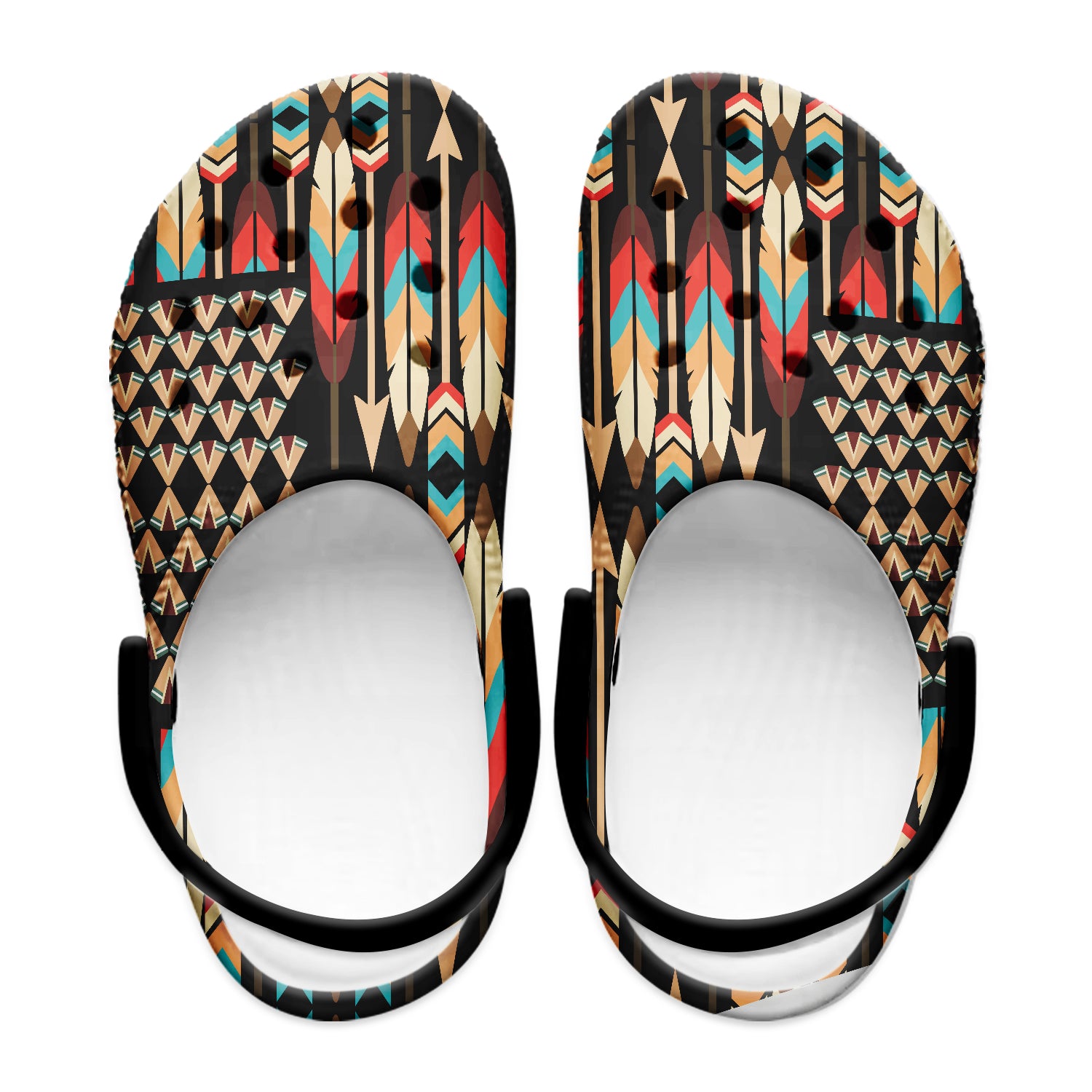 Merchidea Native American Crocs Crocband Clogs Shoes Comfortable For Men Women and Kids