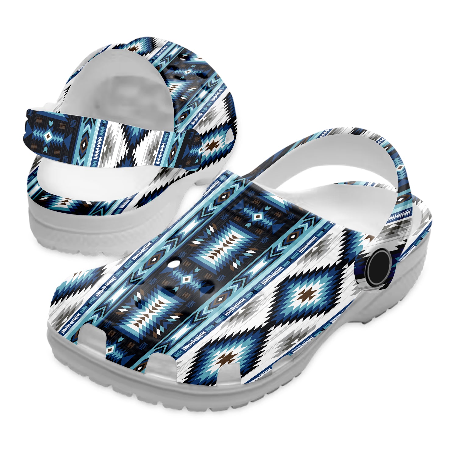 Merchidea Native American Crocs Crocband Clogs Shoes Comfortable For Men Women and Kids