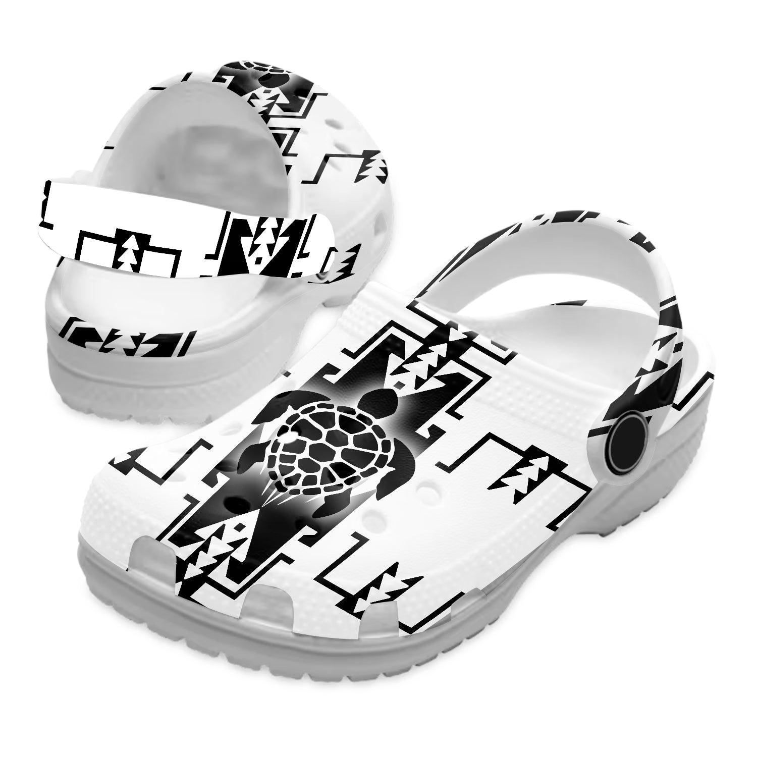 Merchidea Native American Crocs Crocband Clogs Shoes Comfortable For Men Women and Kids