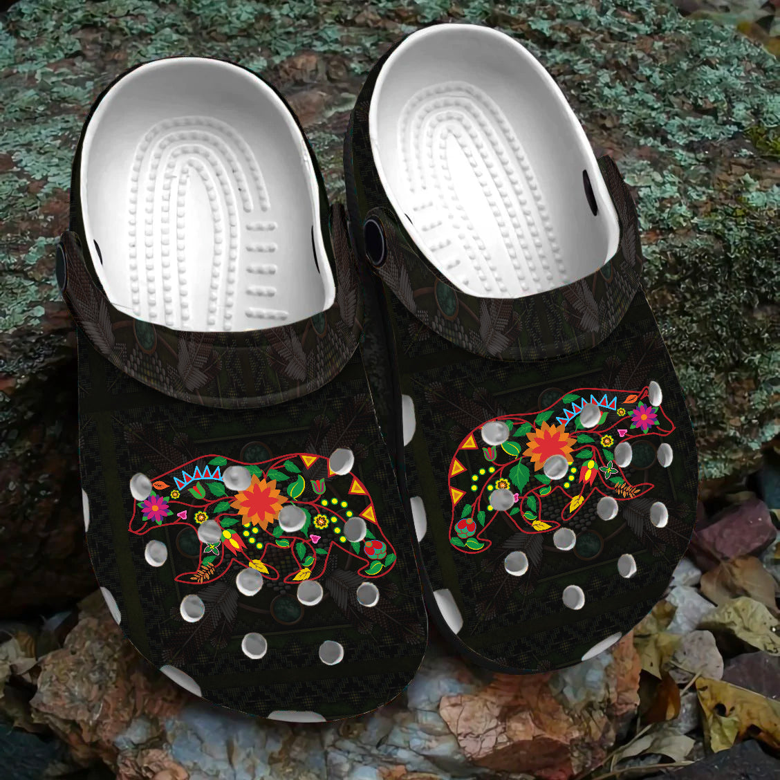 Merchidea Native American Crocs Crocband Clogs Shoes Comfortable For Men Women and Kids