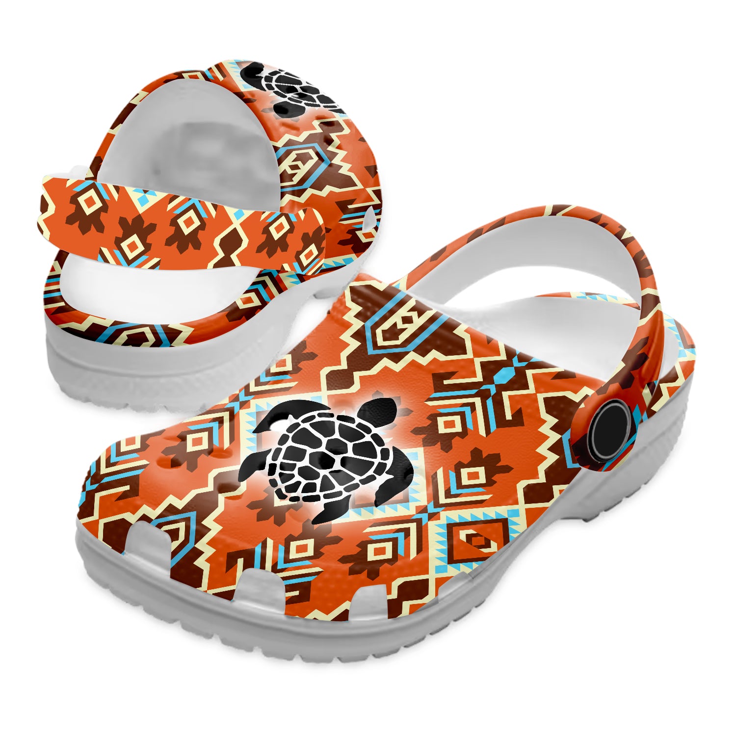 Merchidea Native American Crocs Crocband Clogs Shoes Comfortable For Men Women and Kids