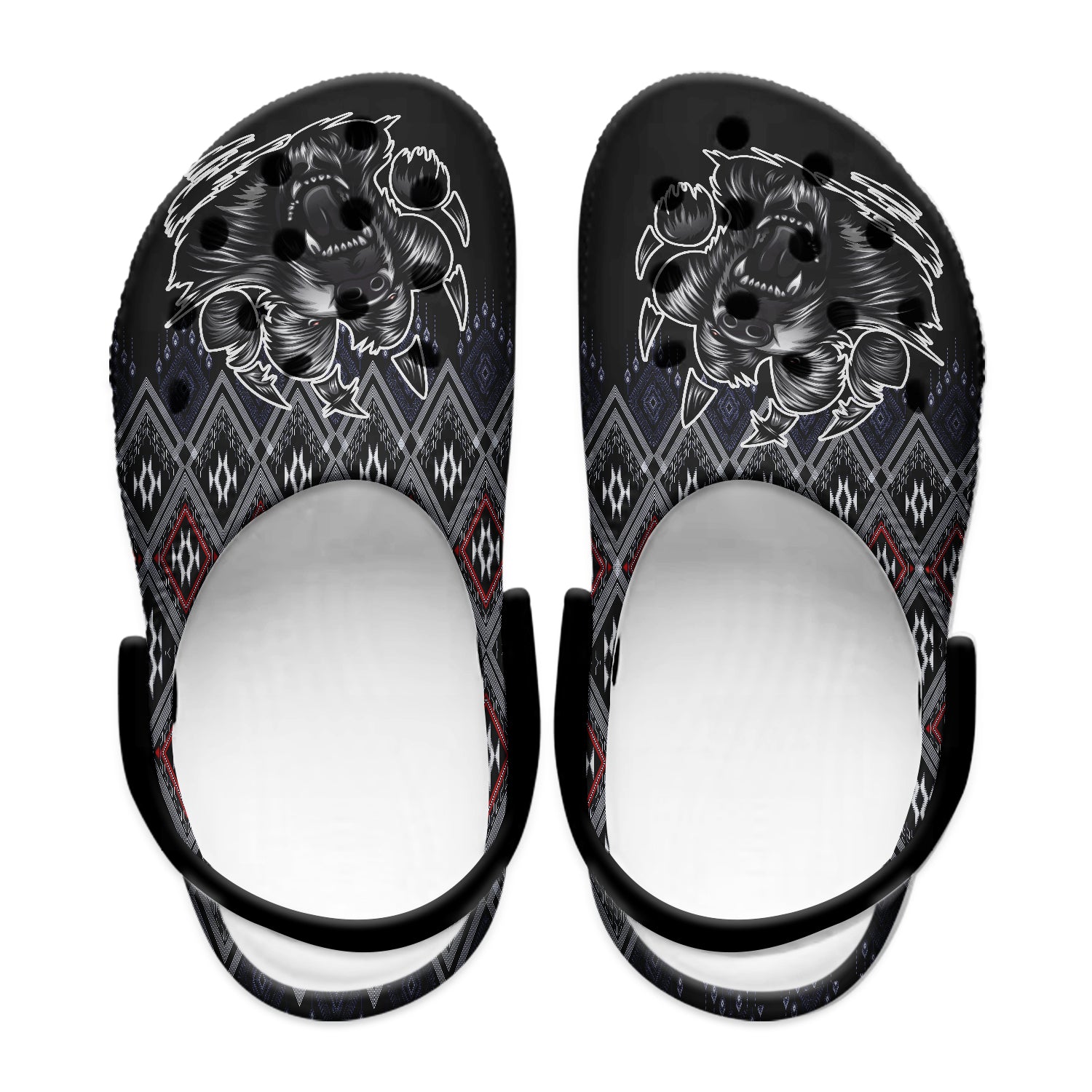 Merchidea Native American Crocs Crocband Clogs Shoes Comfortable For Men Women and Kids