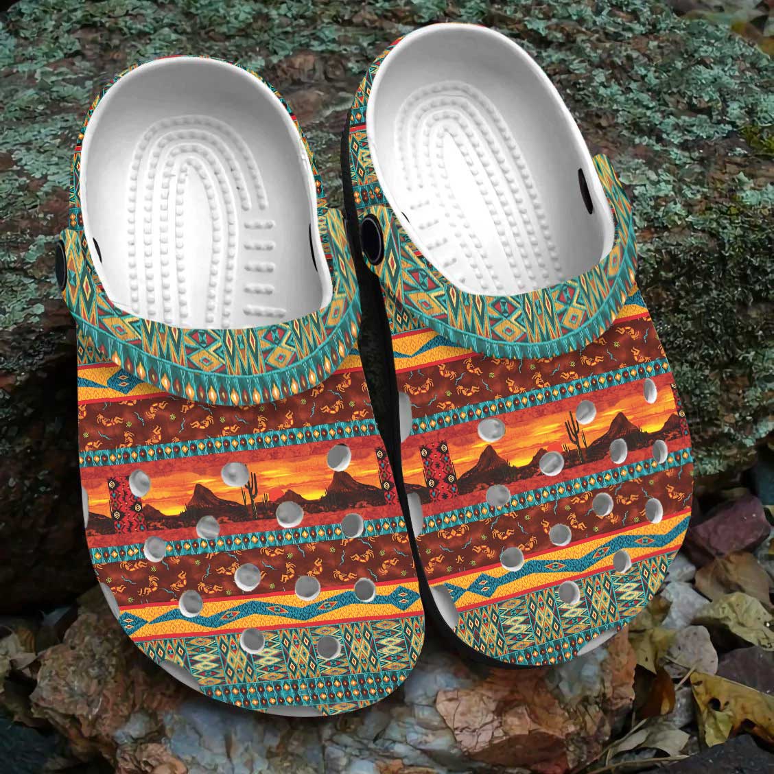 Merchidea Native American Crocs For Kid and Adult