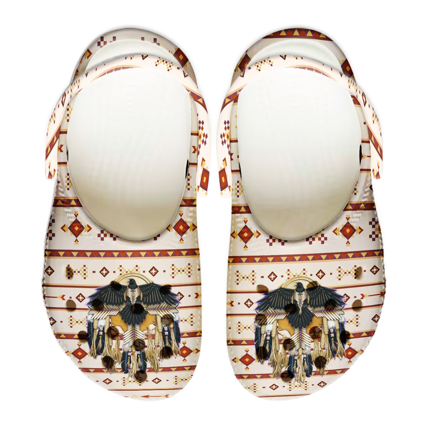 Merchidea Native American Eagle Crocs For Kid and Adult