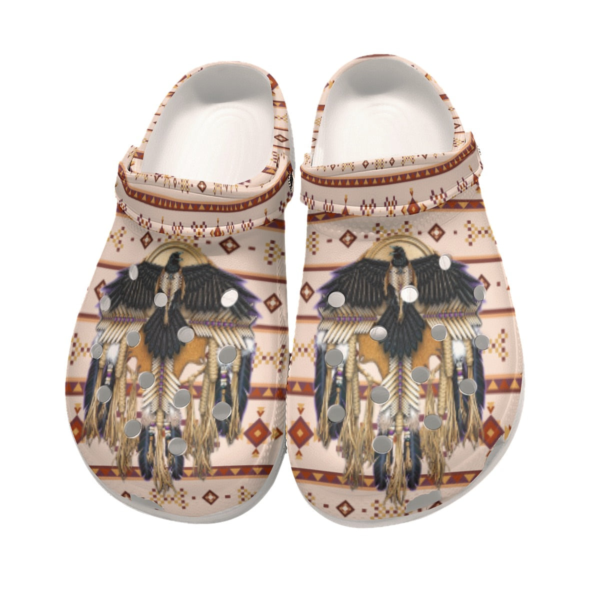 Merchidea Native American Eagle Crocs For Kid and Adult