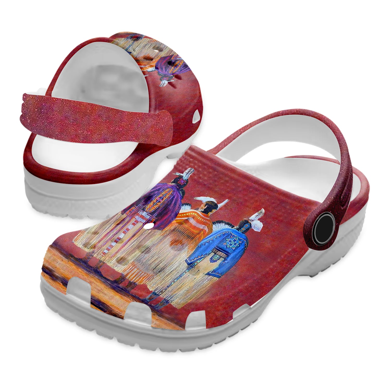 Merchidea Native American Owl Feather Crocs Clog Shoes For Kid and Adult