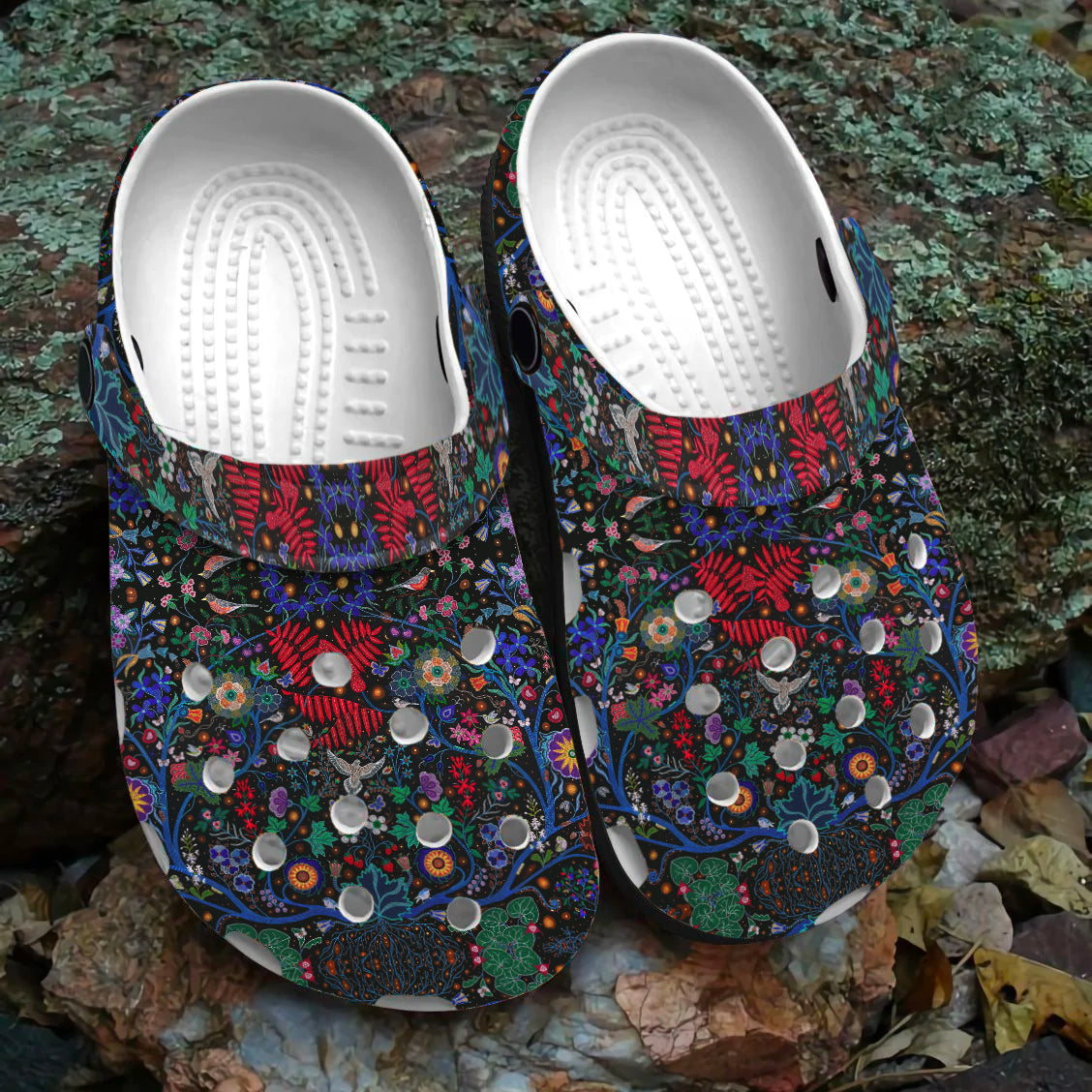 Merchidea Native American Pattern Crocs Clog Shoes For Kid and Adult