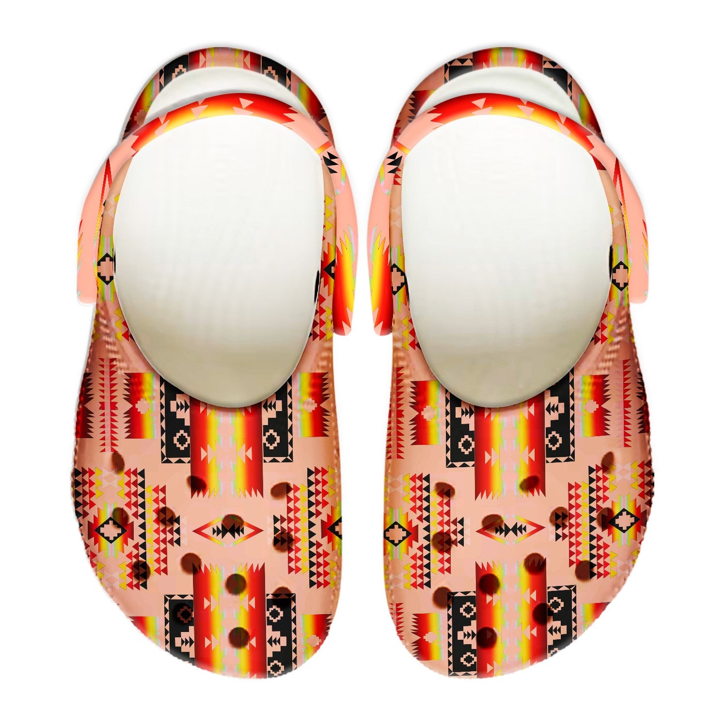 Merchidea Native American Pattern Crocs Clog Shoes For Kid and Adult