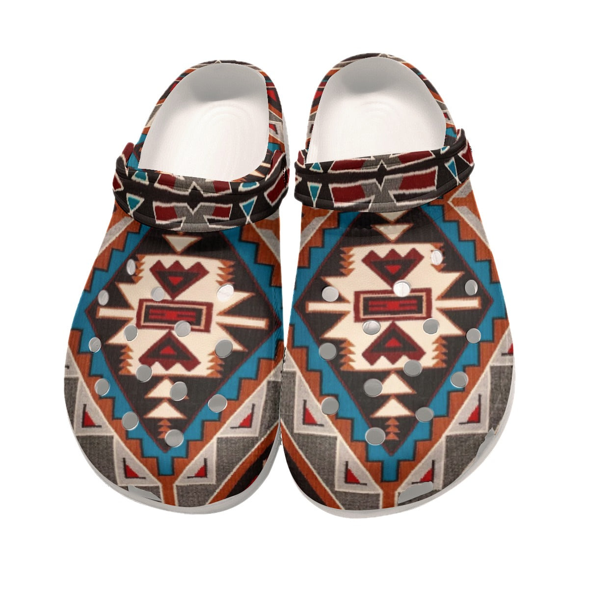 Merchidea Native American Pattern Crocs Clog Shoes For Kid and Adult