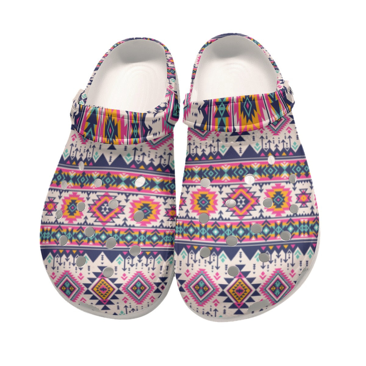 Merchidea Native American Pattern Crocs Clog Shoes For Kid and Adult