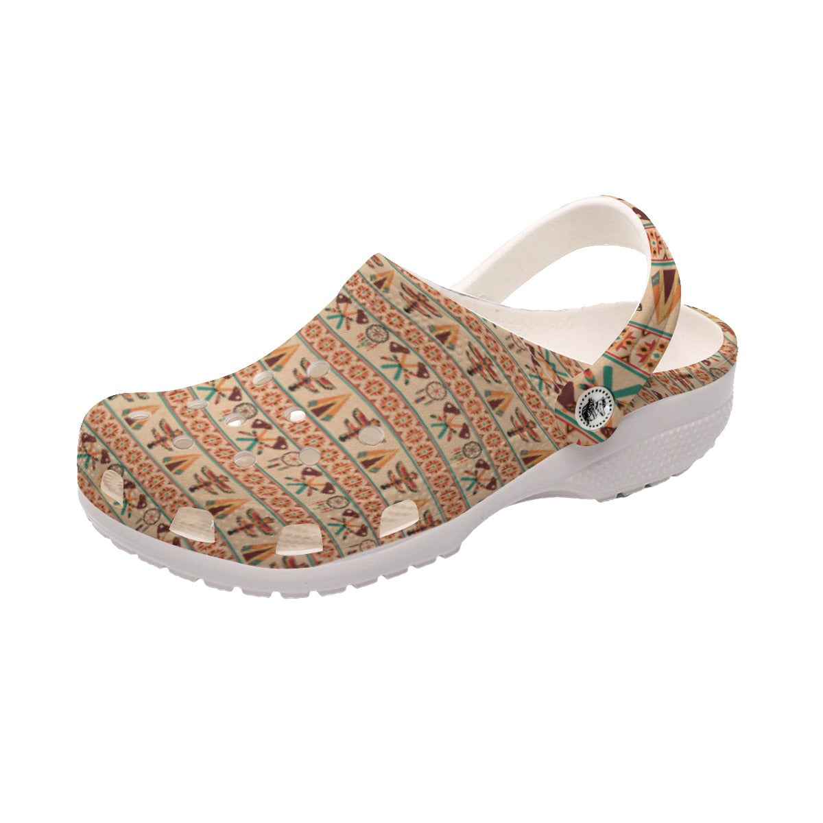 Merchidea Native American Pattern Crocs Clog Shoes For Kid and Adult