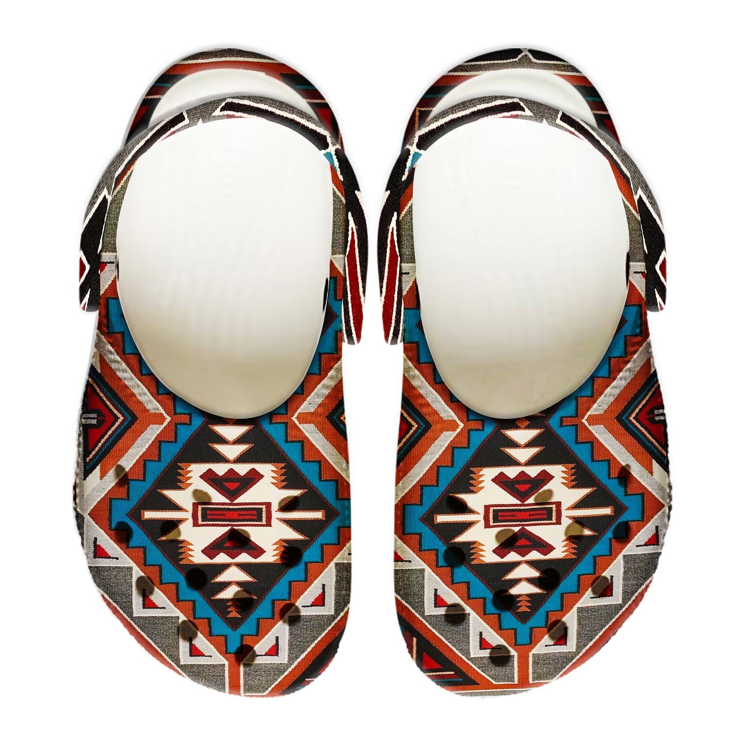 Merchidea Native American Pattern Crocs Clog Shoes For Kid and Adult