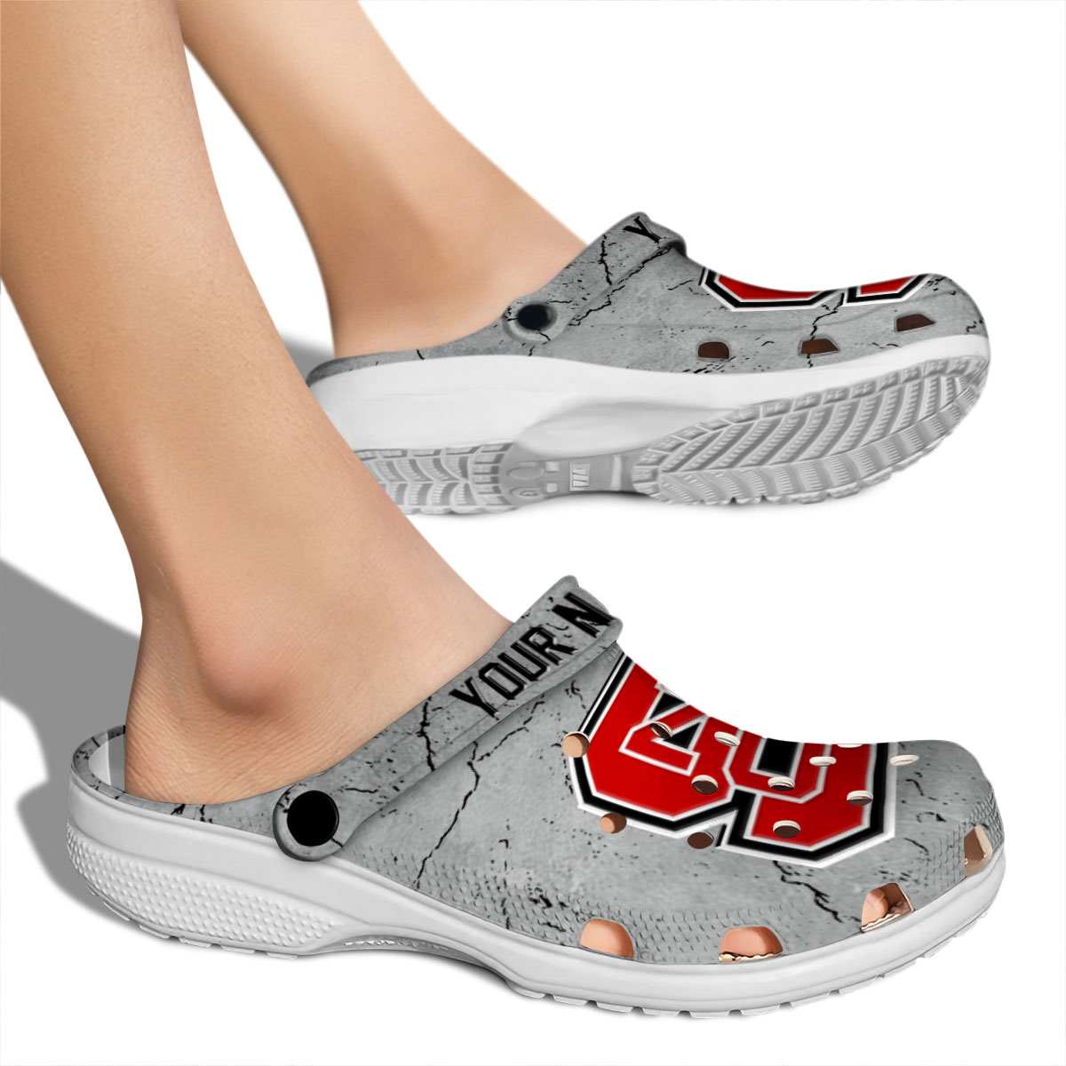 Merchidea NC State Wolfpack NCAA Sport Crocs Crocband Clogs Shoes Comfortable For Men Women and Kids