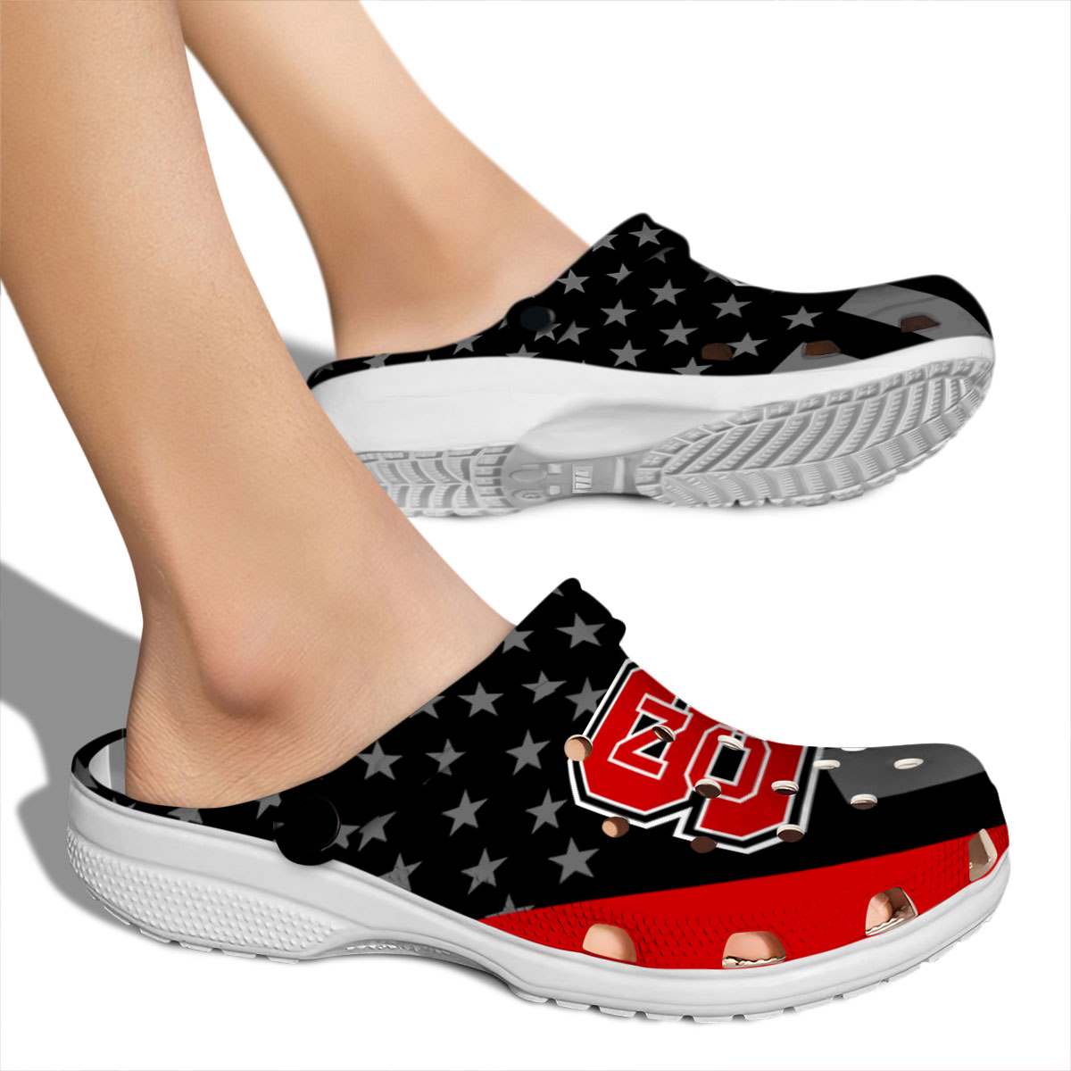 Merchidea NC State Wolfpack NCAA Sport Crocs Crocband Clogs Shoes Comfortable For Men Women and Kids