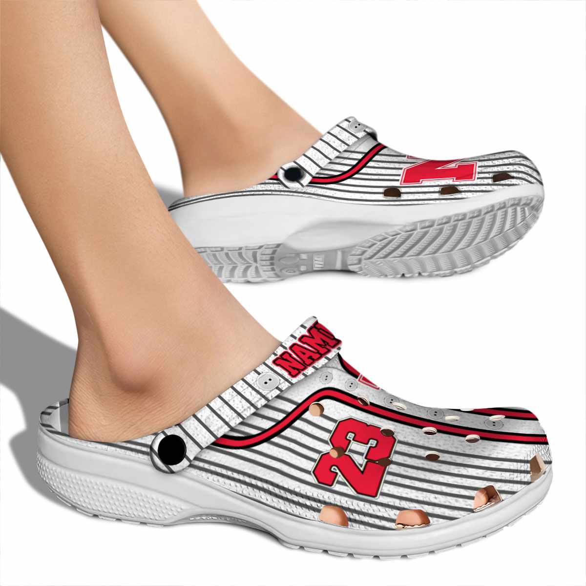 Merchidea Nebraska Cornhuskers NCAA Sport Crocs Crocband Clogs Shoes Comfortable For Men Women and Kids
