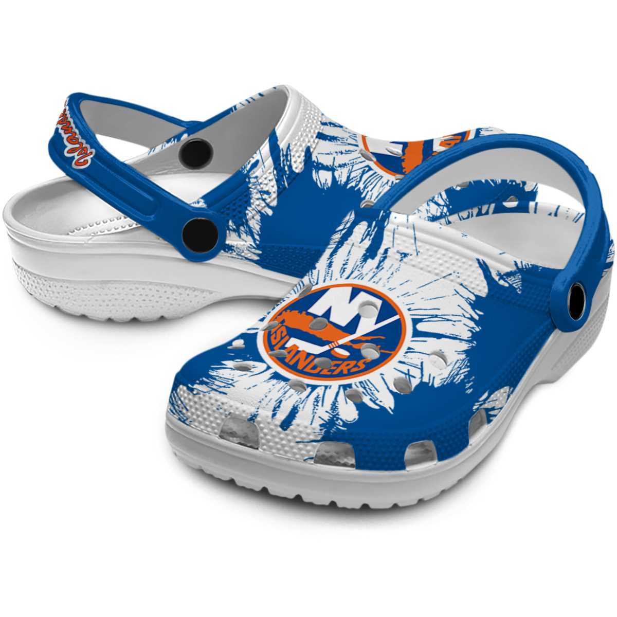Merchidea New York Islanders NHL Sport Crocs Crocband Clogs Shoes Comfortable For Men Women and Kids