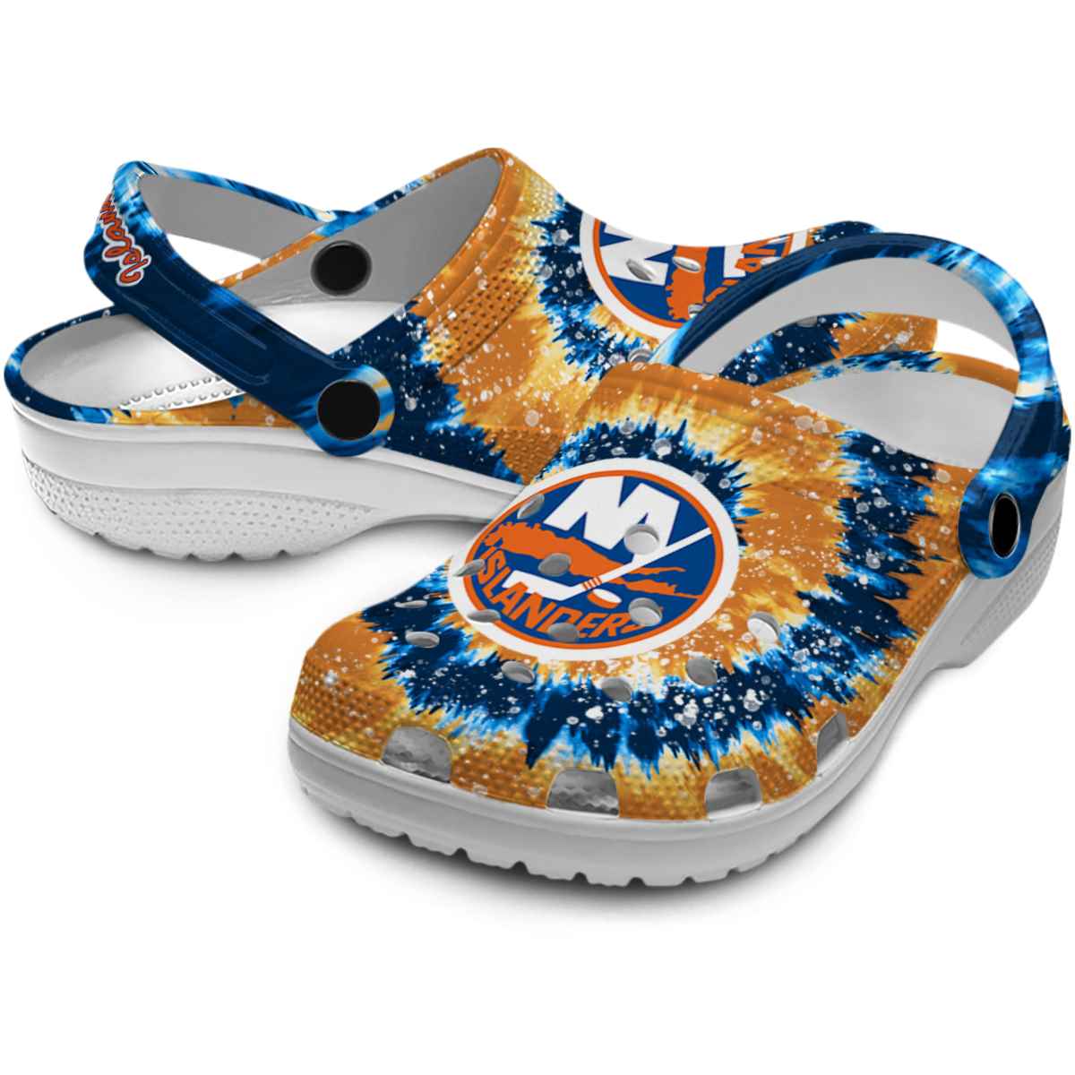Merchidea New York Islanders NHL Sport Crocs Crocband Clogs Shoes Comfortable For Men Women and Kids