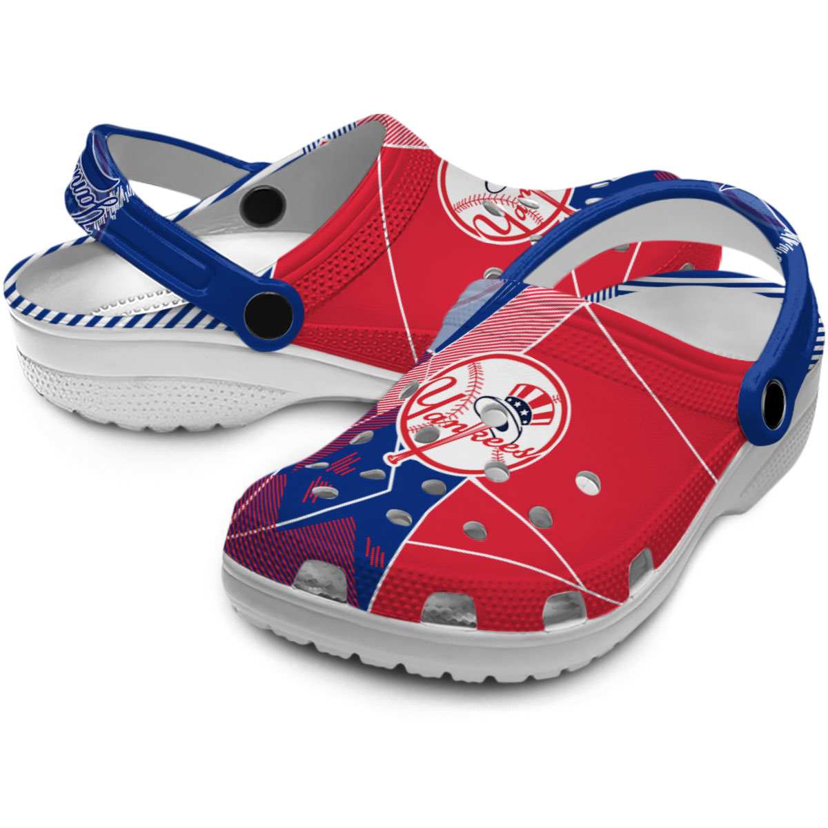 Merchidea New York Yankees MLB Sport Crocs Crocband Clogs Shoes Comfortable For Men Women and Kids