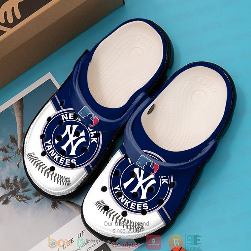 Merchidea New York Yankees MLB Sport Crocs Crocband Clogs Shoes Comfortable For Men Women and Kids