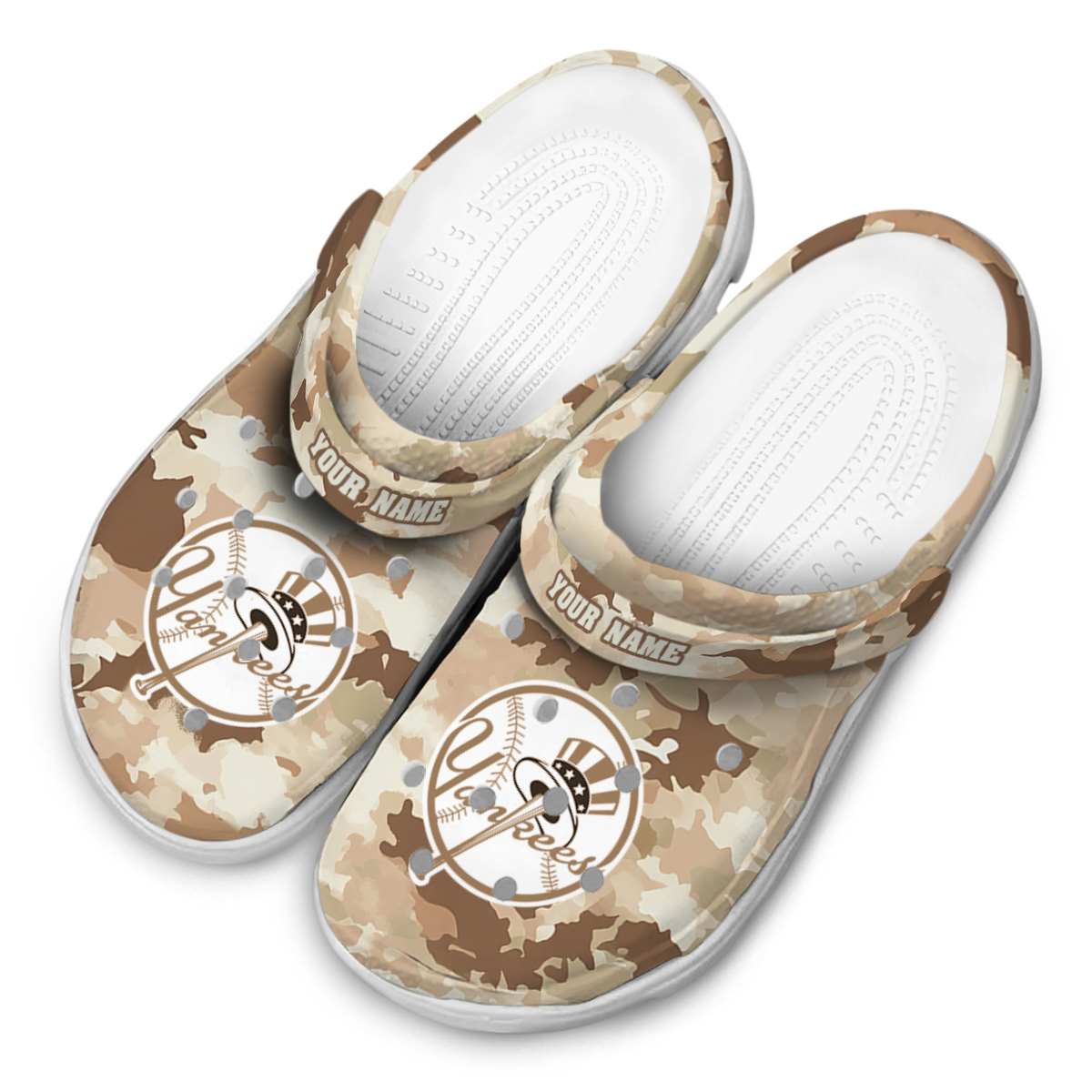 Merchidea New York Yankees MLB Sport Crocs Crocband Clogs Shoes Comfortable For Men Women and Kids