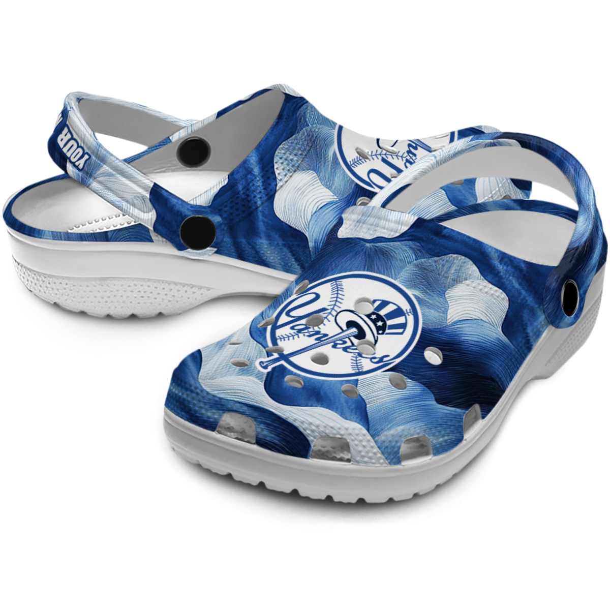 Merchidea New York Yankees MLB Sport Crocs Crocband Clogs Shoes Comfortable For Men Women and Kids