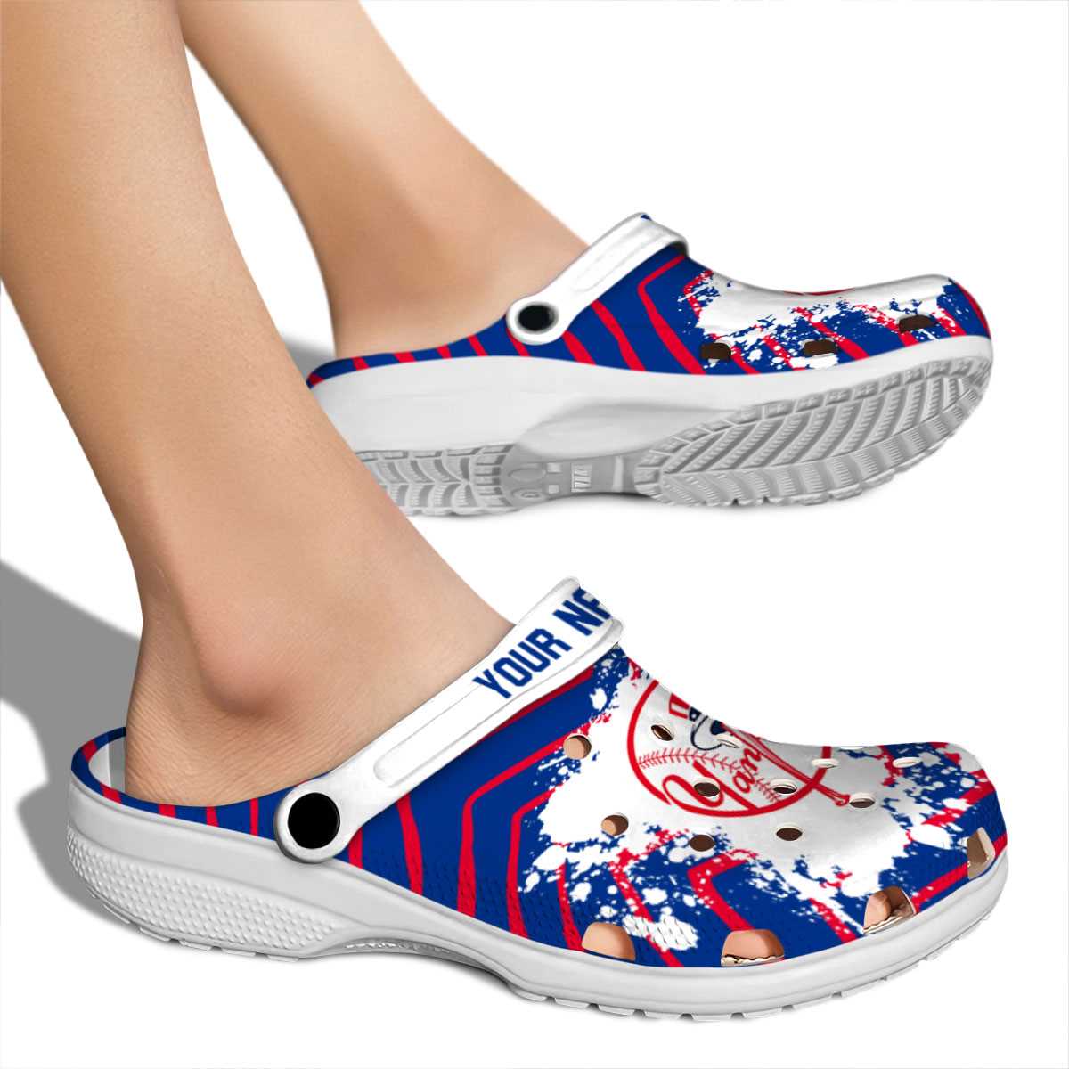 Merchidea New York Yankees MLB Sport Crocs Crocband Clogs Shoes Comfortable For Men Women and Kids