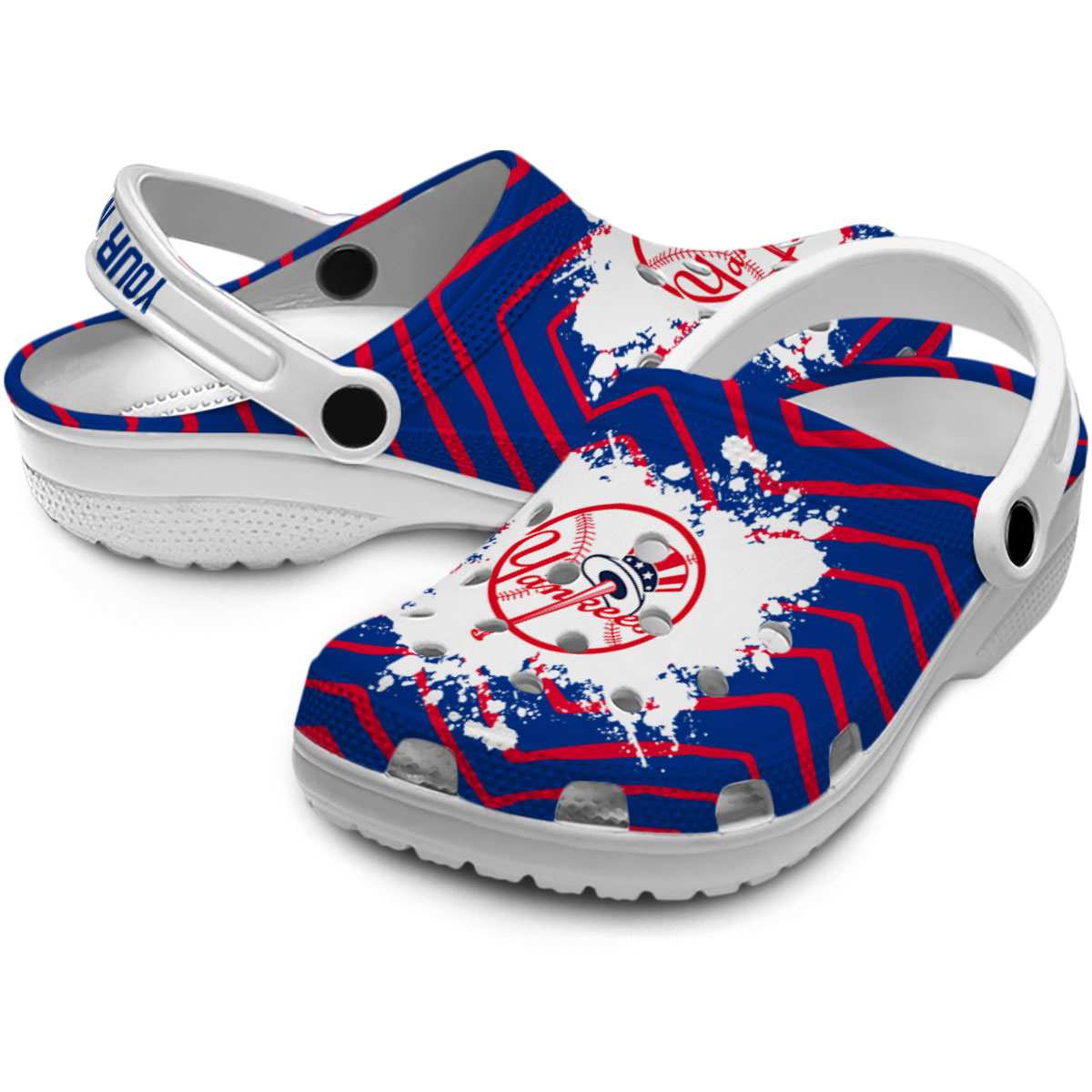 Merchidea New York Yankees MLB Sport Crocs Crocband Clogs Shoes Comfortable For Men Women and Kids