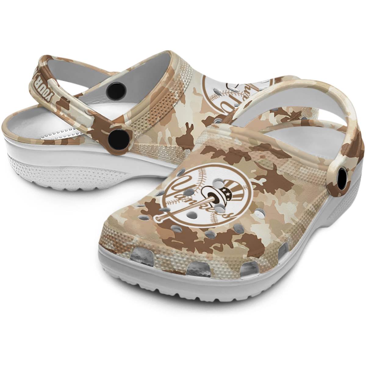 Merchidea New York Yankees MLB Sport Crocs Crocband Clogs Shoes Comfortable For Men Women and Kids