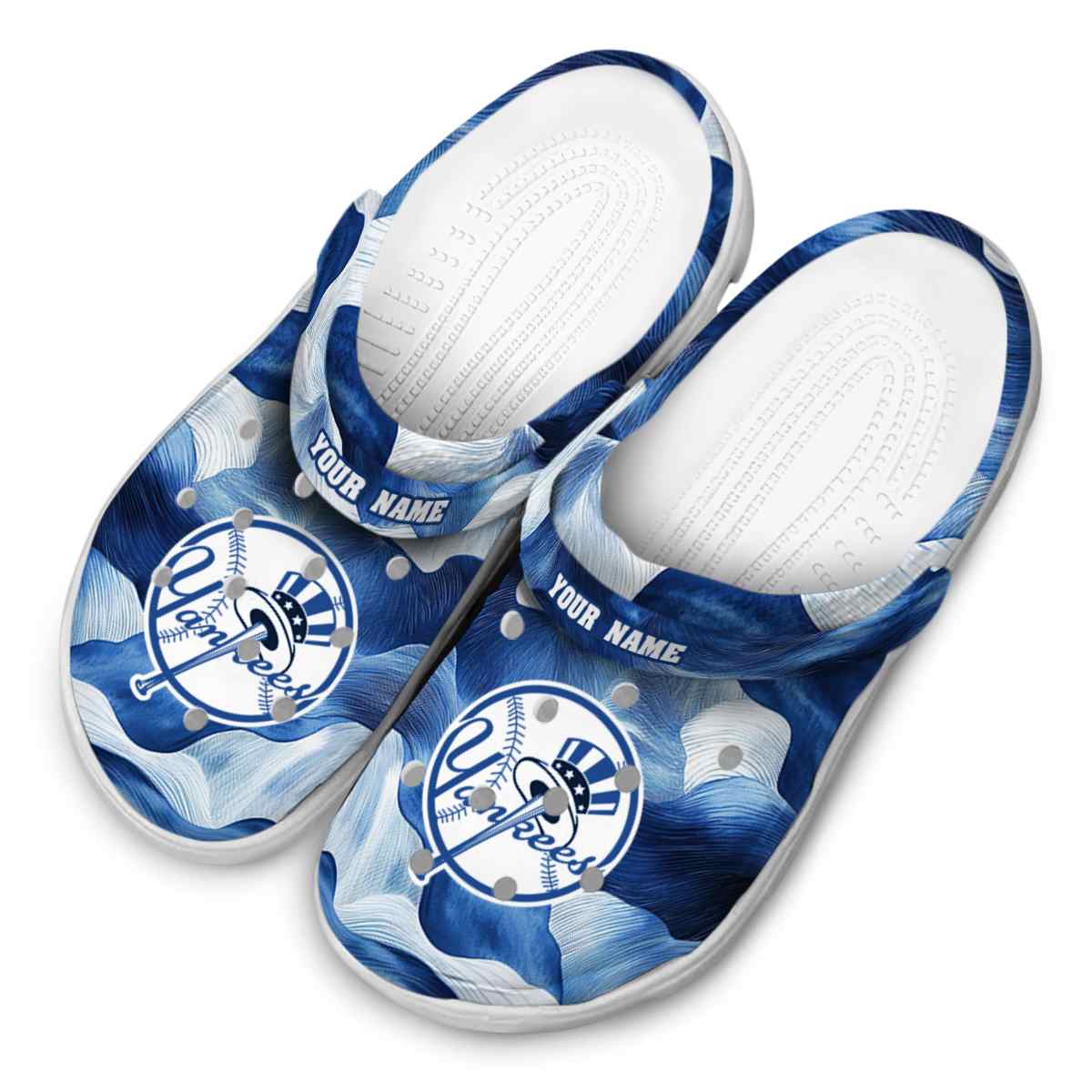 Merchidea New York Yankees MLB Sport Crocs Crocband Clogs Shoes Comfortable For Men Women and Kids