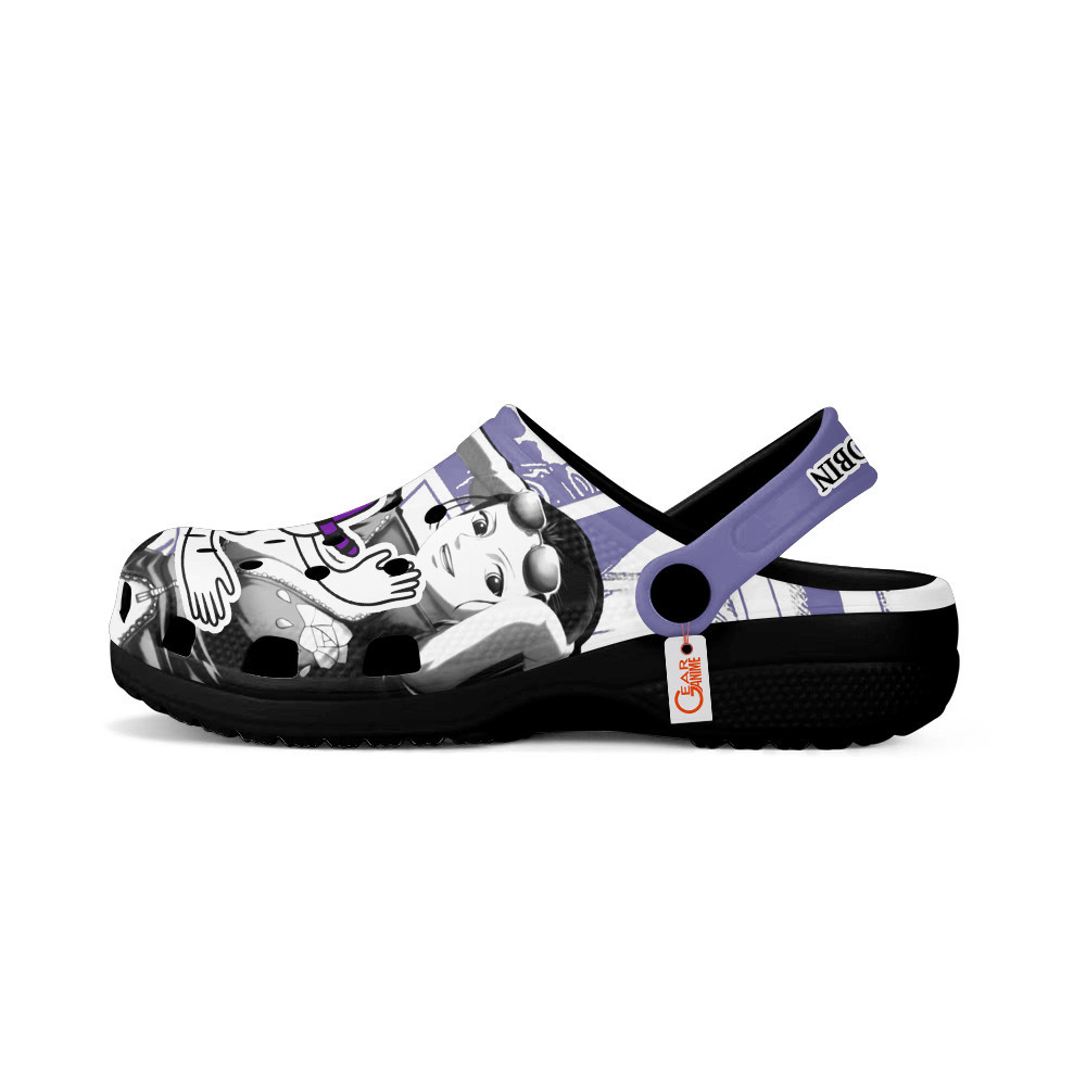 Merchidea Nico Robin One Piece Anime Crocs Crocband Clogs Shoes Comfortable For Men Women and Kids