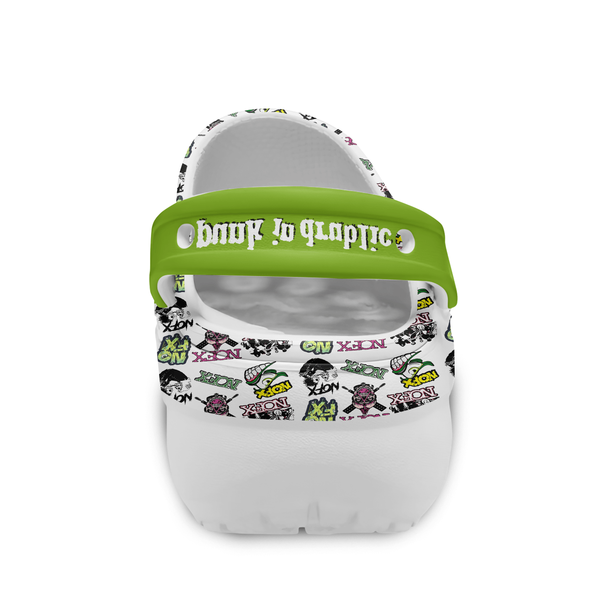 Merchidea NOFX Music Crocs Crocband Clogs Shoes Comfortable For Men Women and Kids