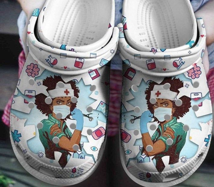 Merchidea Nurse Girl Proud Rubber clog Shoes Comfy Footwear