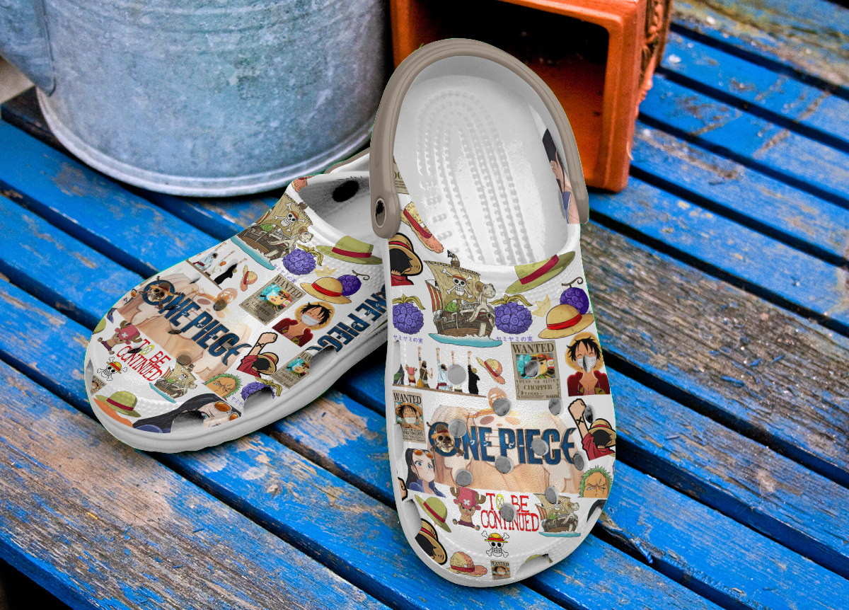 Merchidea One Piece Anime Crocs Crocband Clogs Shoes Comfortable For Men Women and Kids